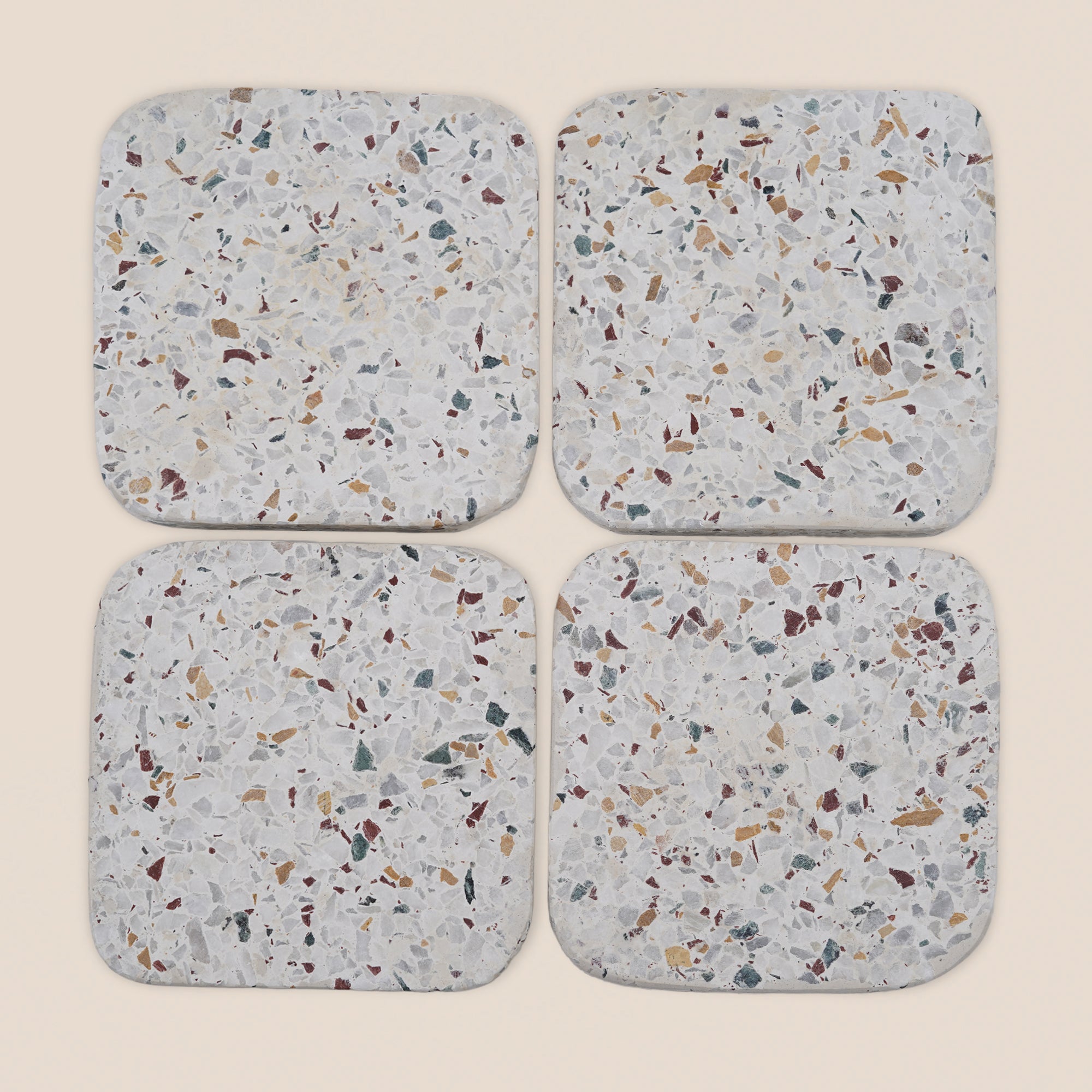 Terrazzo Coaster Set – Set of 4