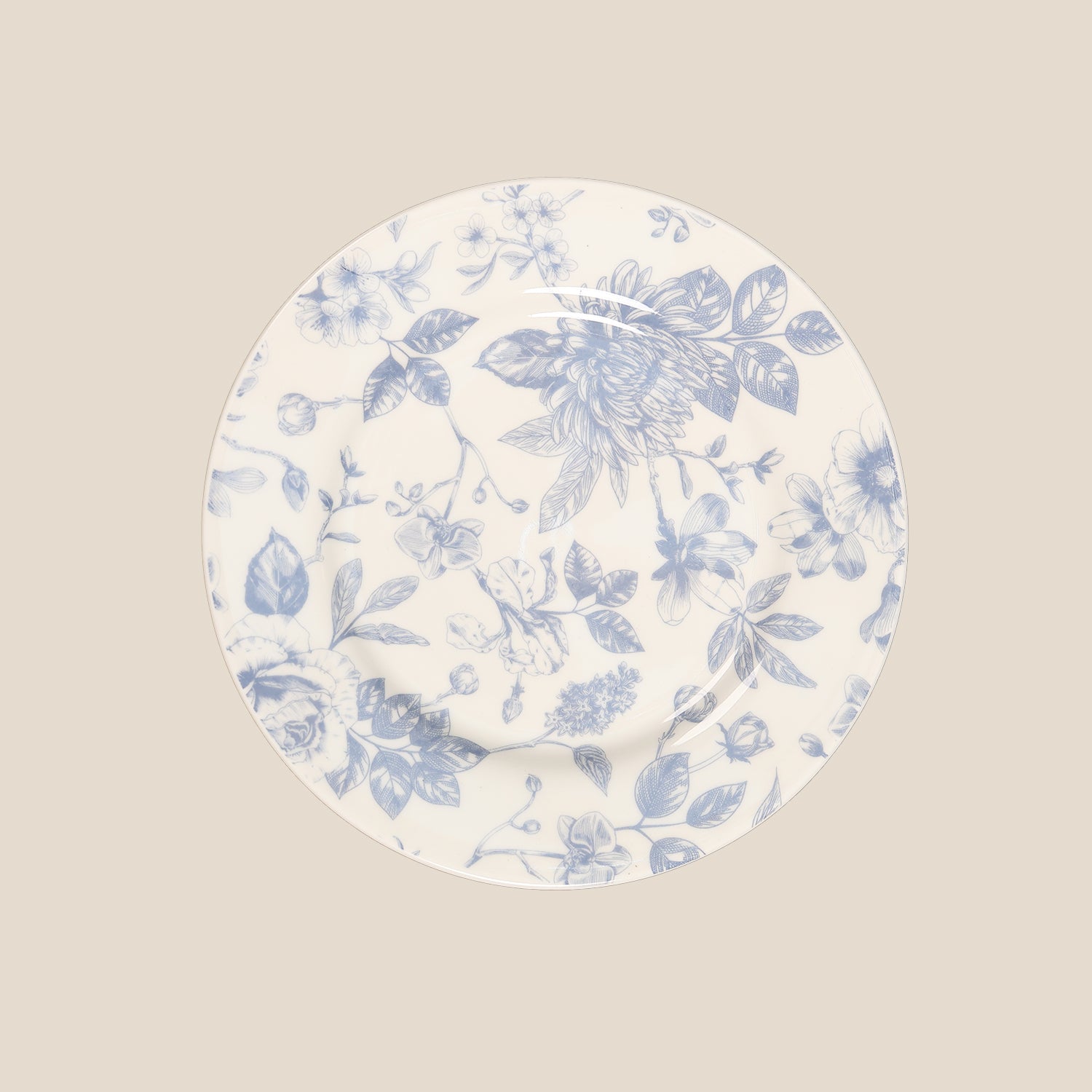 Serene Bone China - Quarter Plates (Set of4)