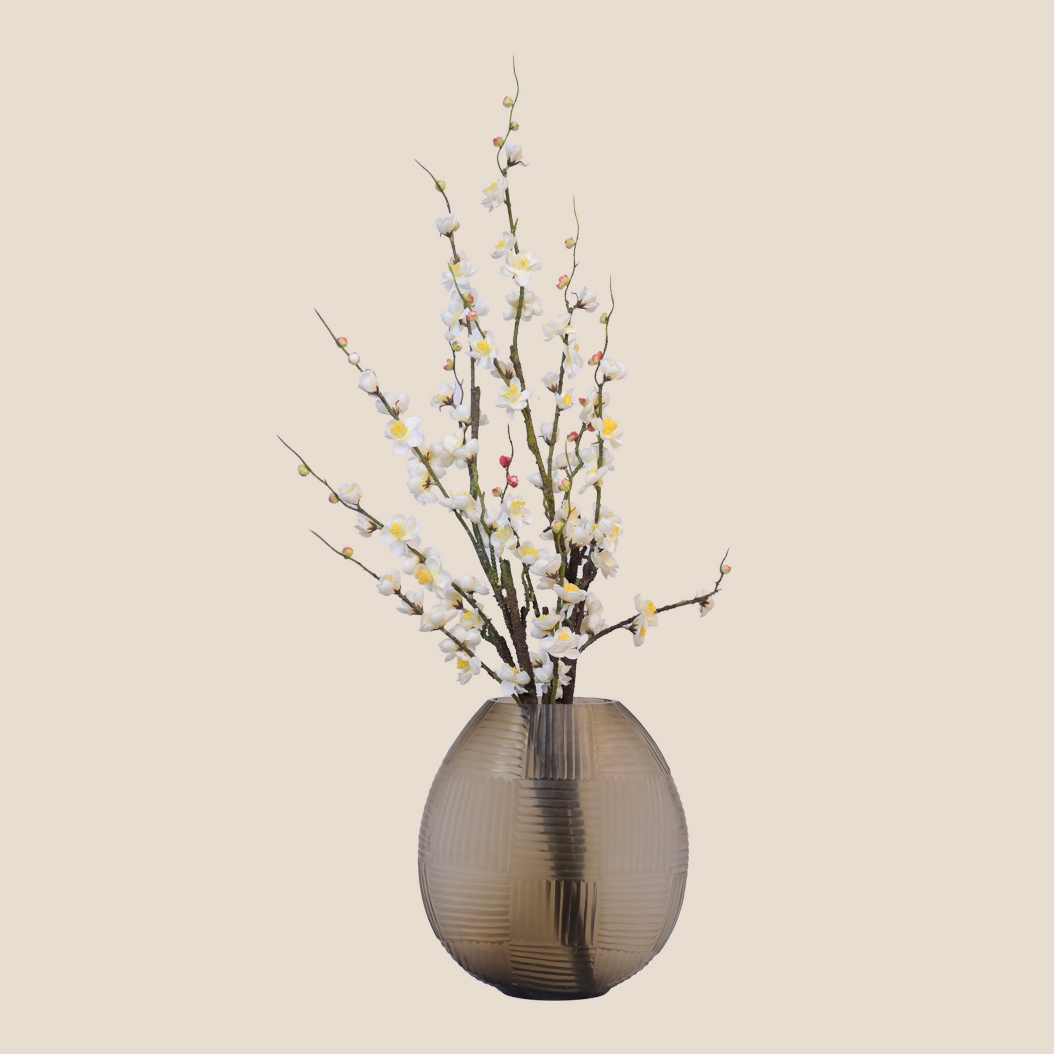 The Ochre Grid Vase