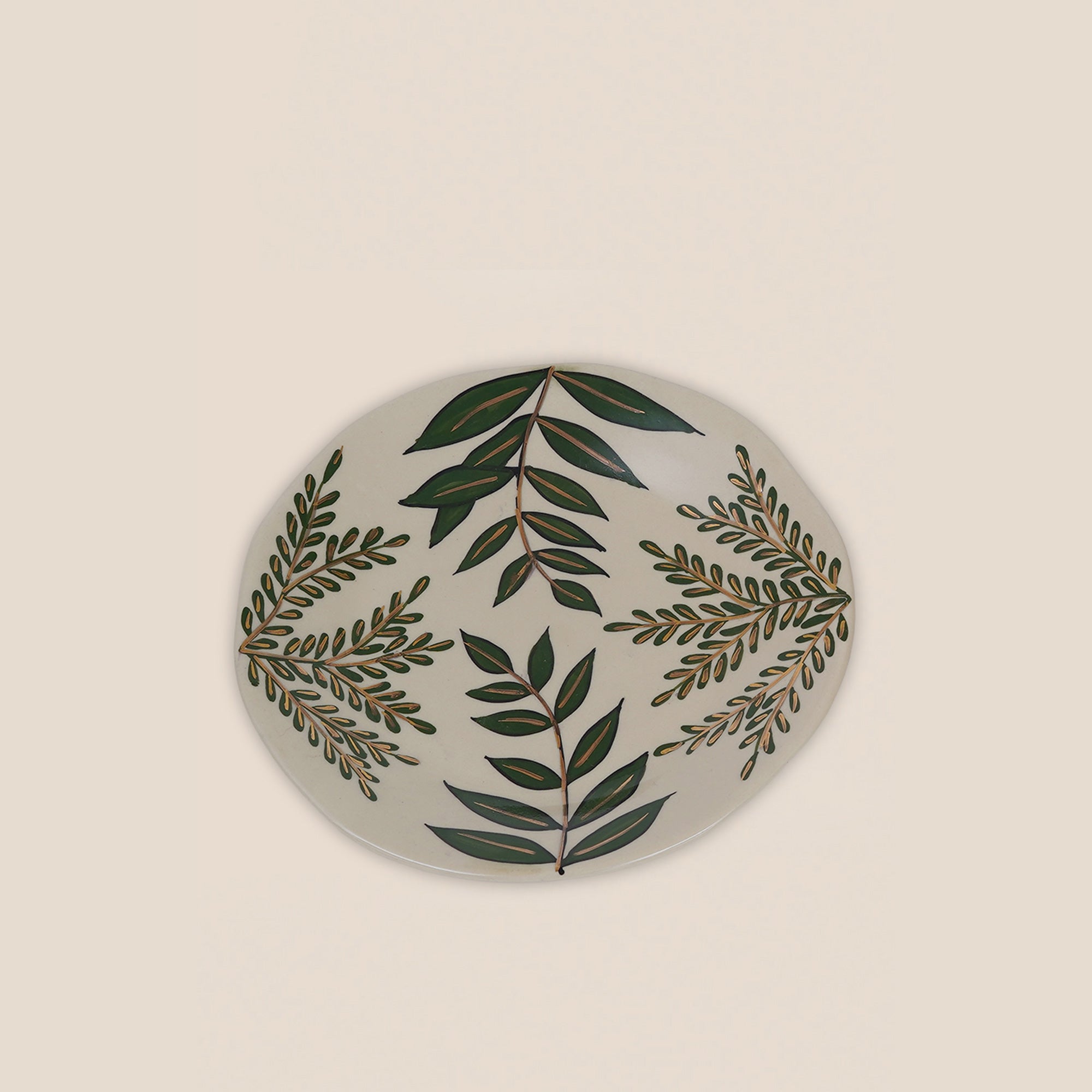 The Forest Collection 24 k Gold Plated– Half Plate
