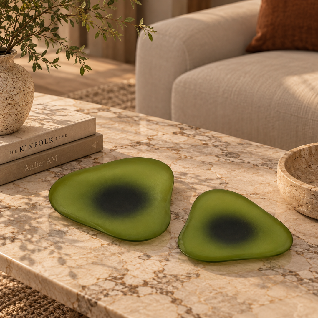 Contour Series Olive Jade