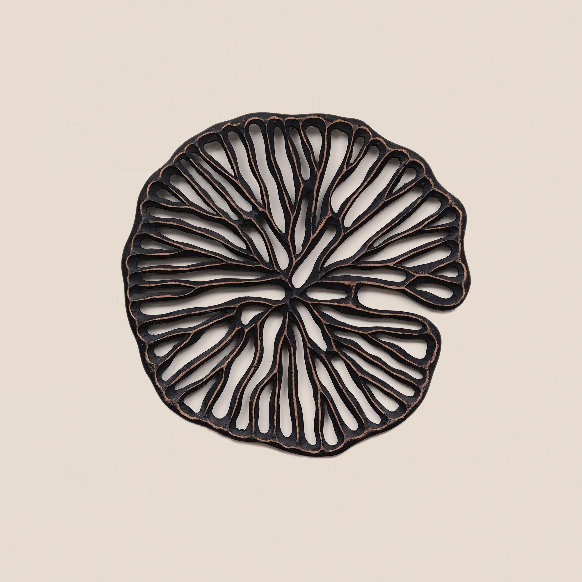 Lotus Pad Wooden Wall Art - X-Large