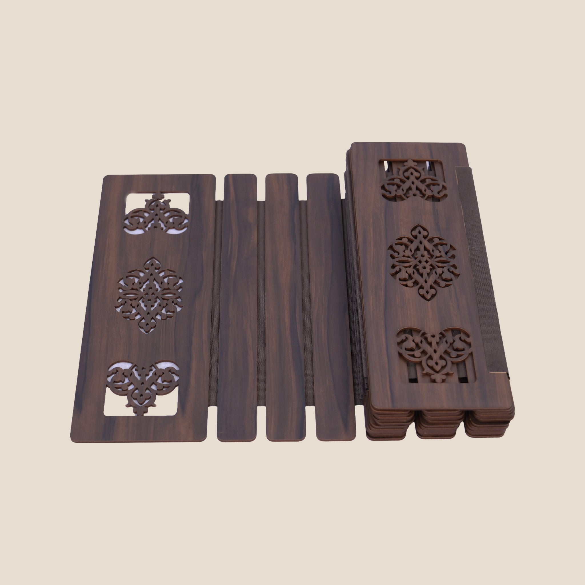 Carved Folding Table Runner - Large