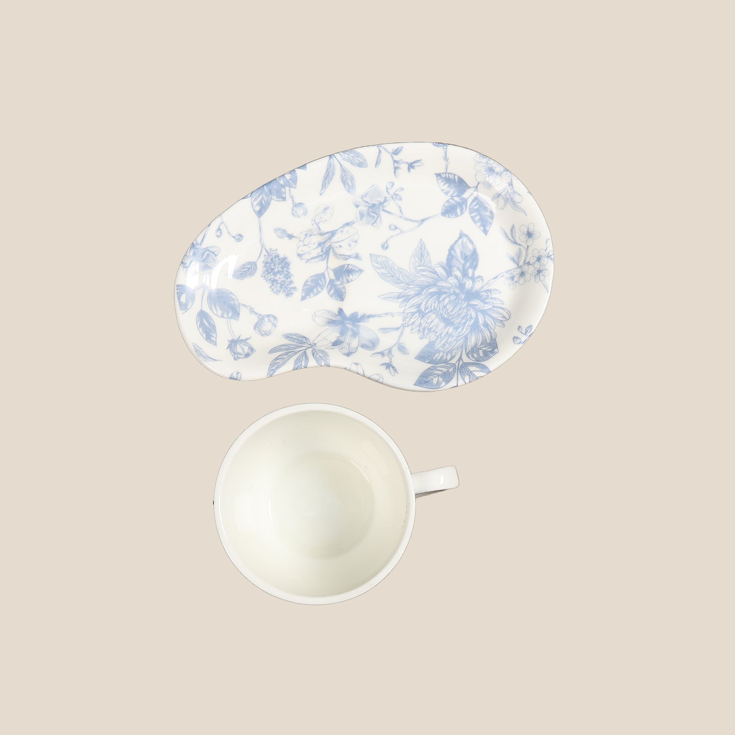 Serene Bone China Cup & saucer (Set of 2)