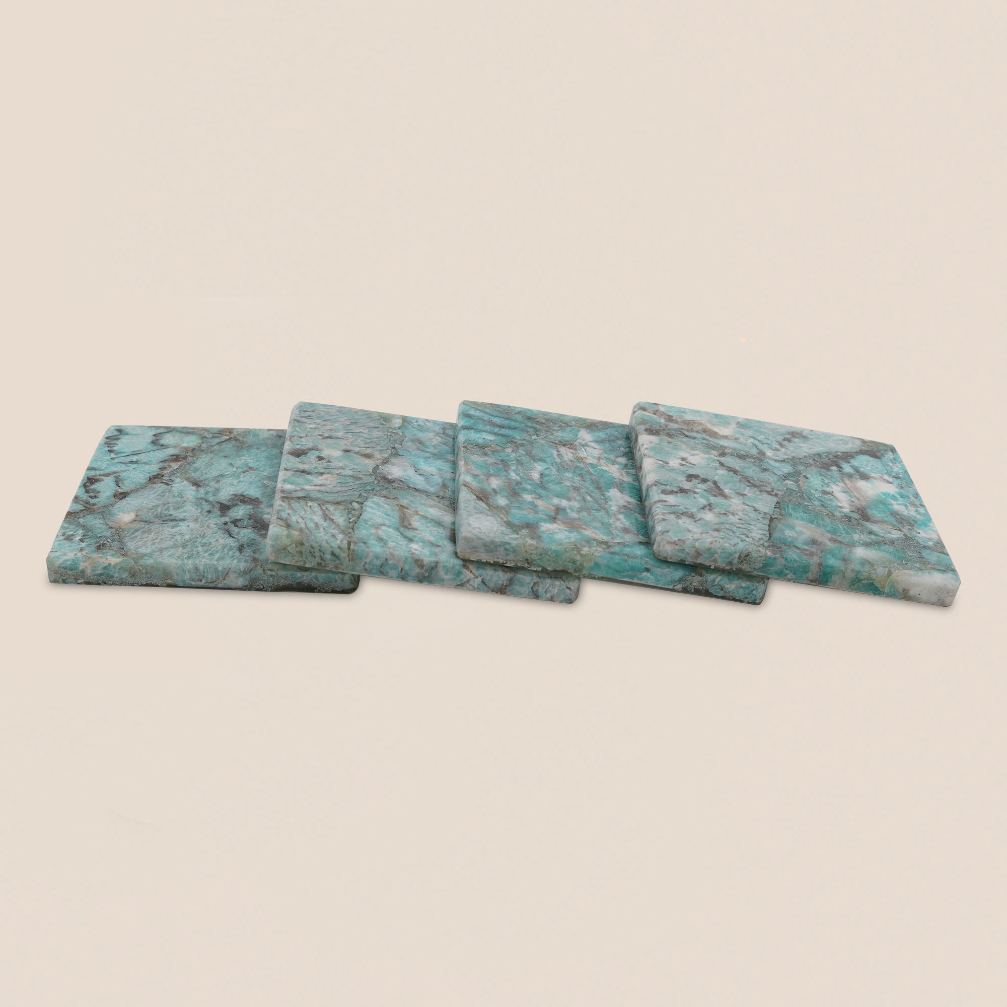 Amazonite Slice Coaster – Sold Individually