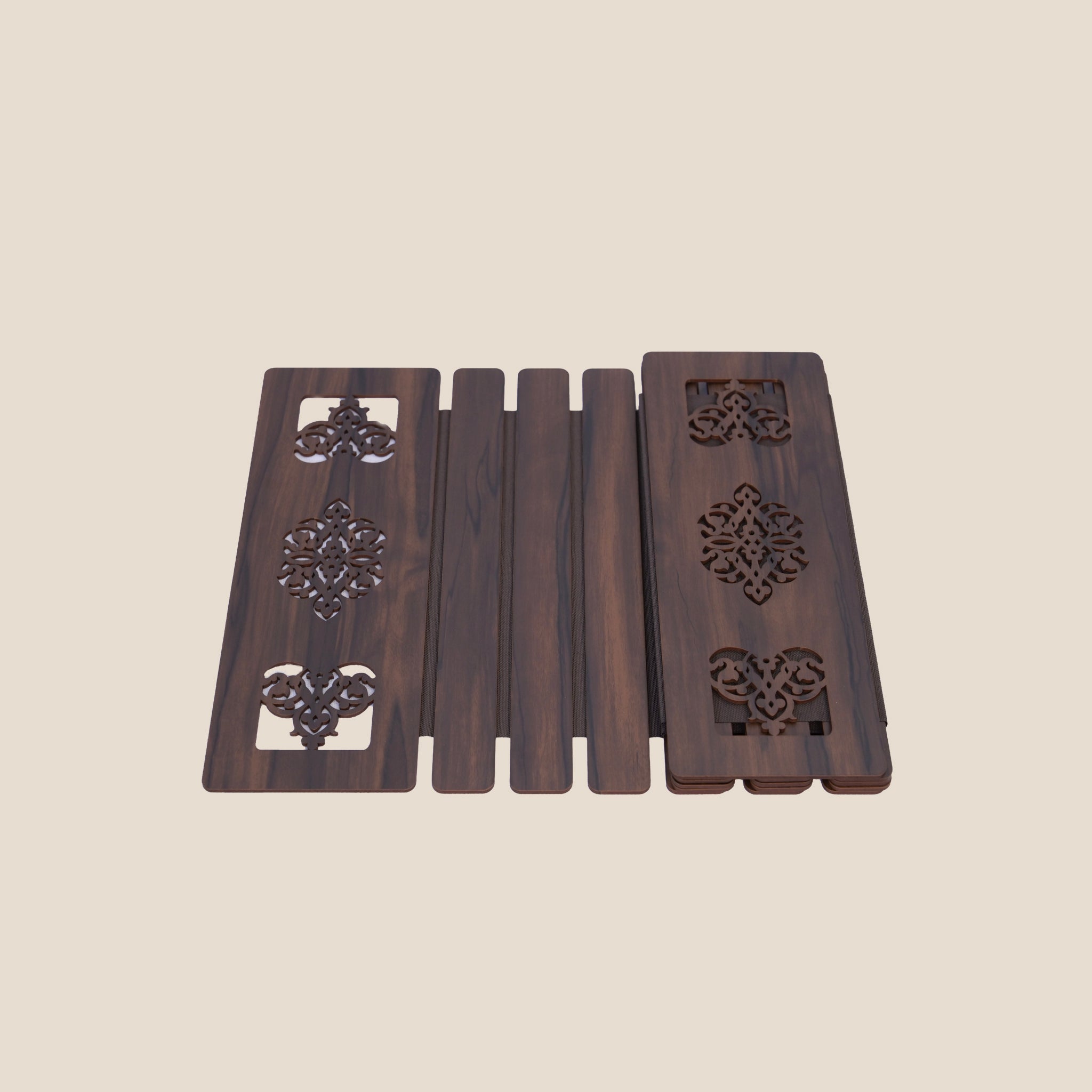 Carved Folding Table Runner - Small