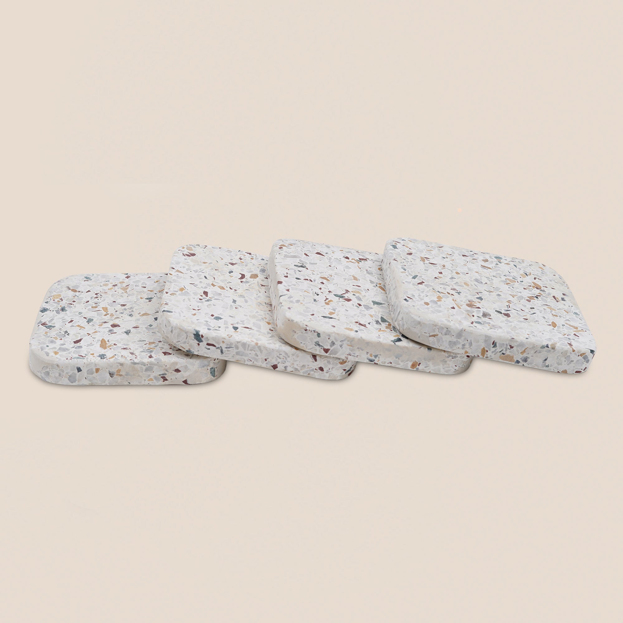 Terrazzo Coaster Set – Set of 4