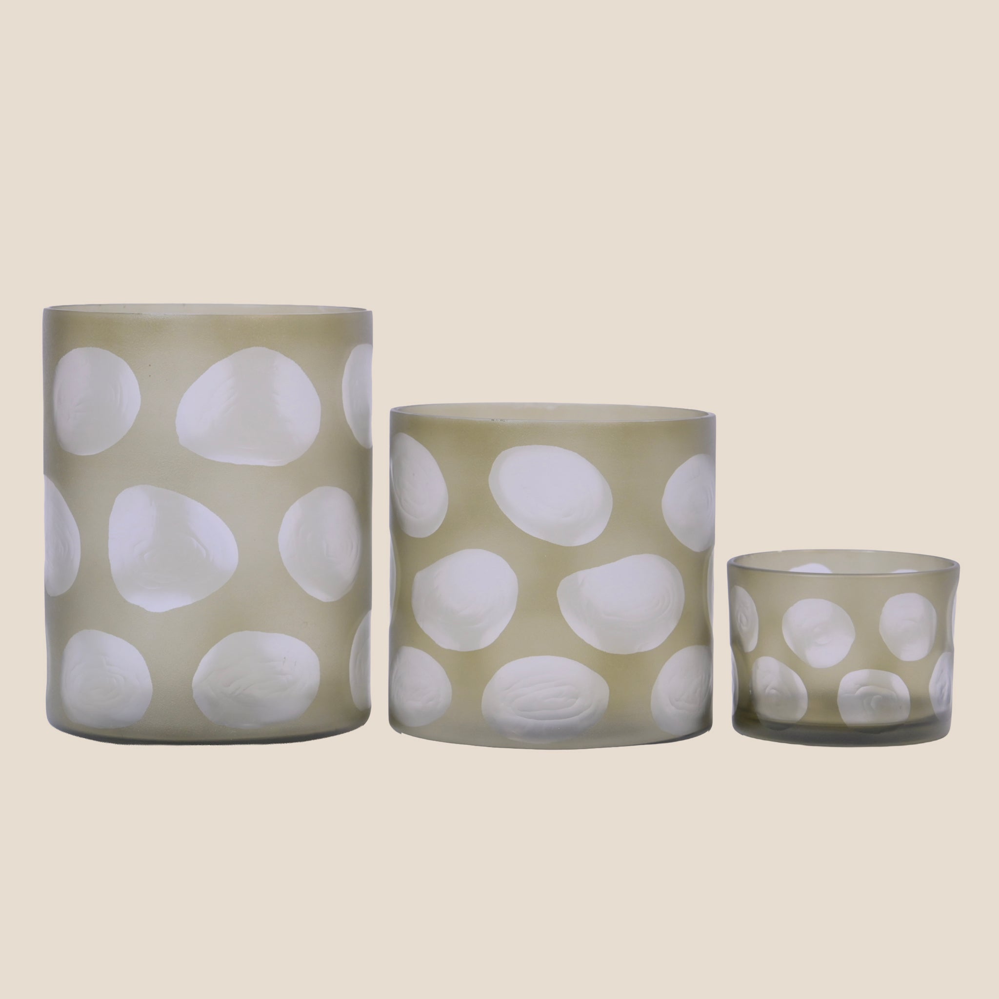 Pebble Smoke Vase & Votive - Large
