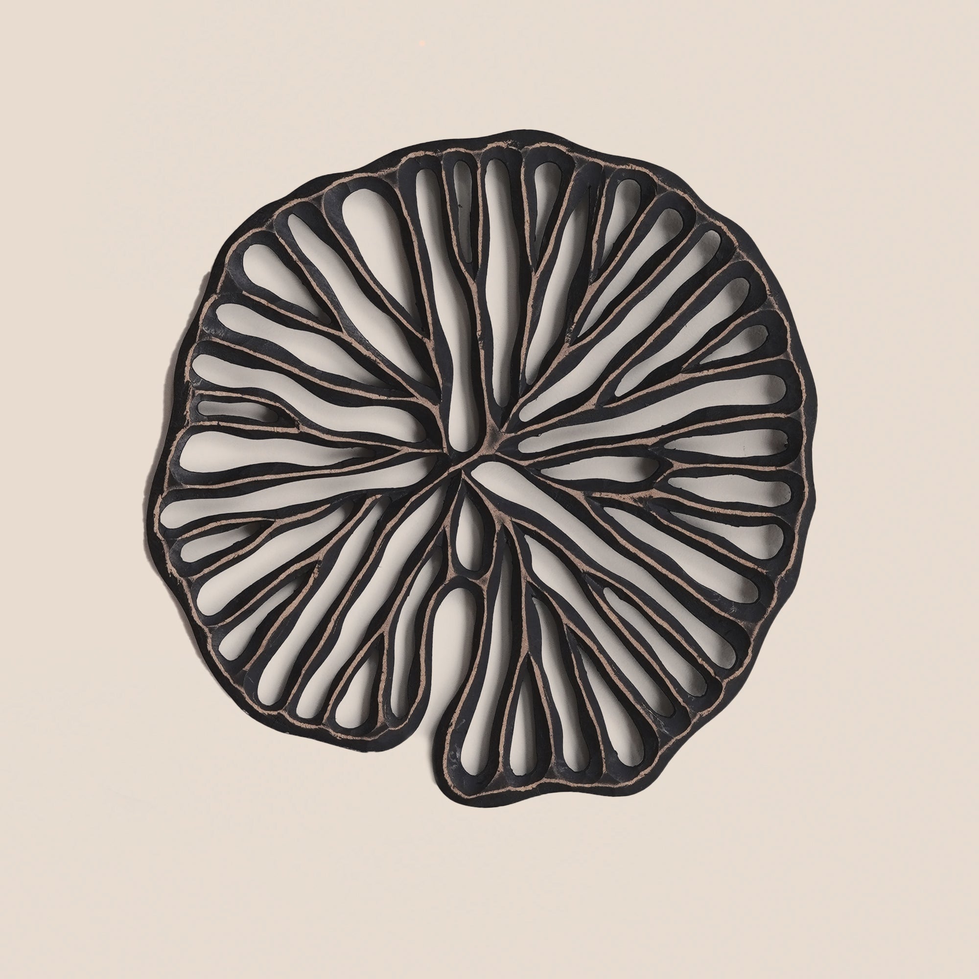 Lotus Pad Wooden Wall Art - XX Large