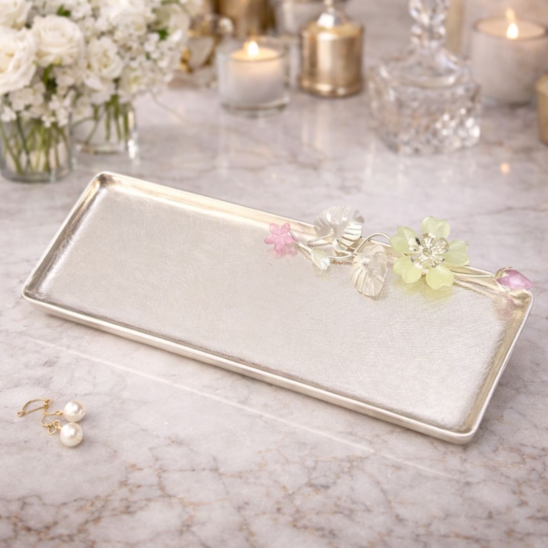 Rectangle Platter - blooming Grace
