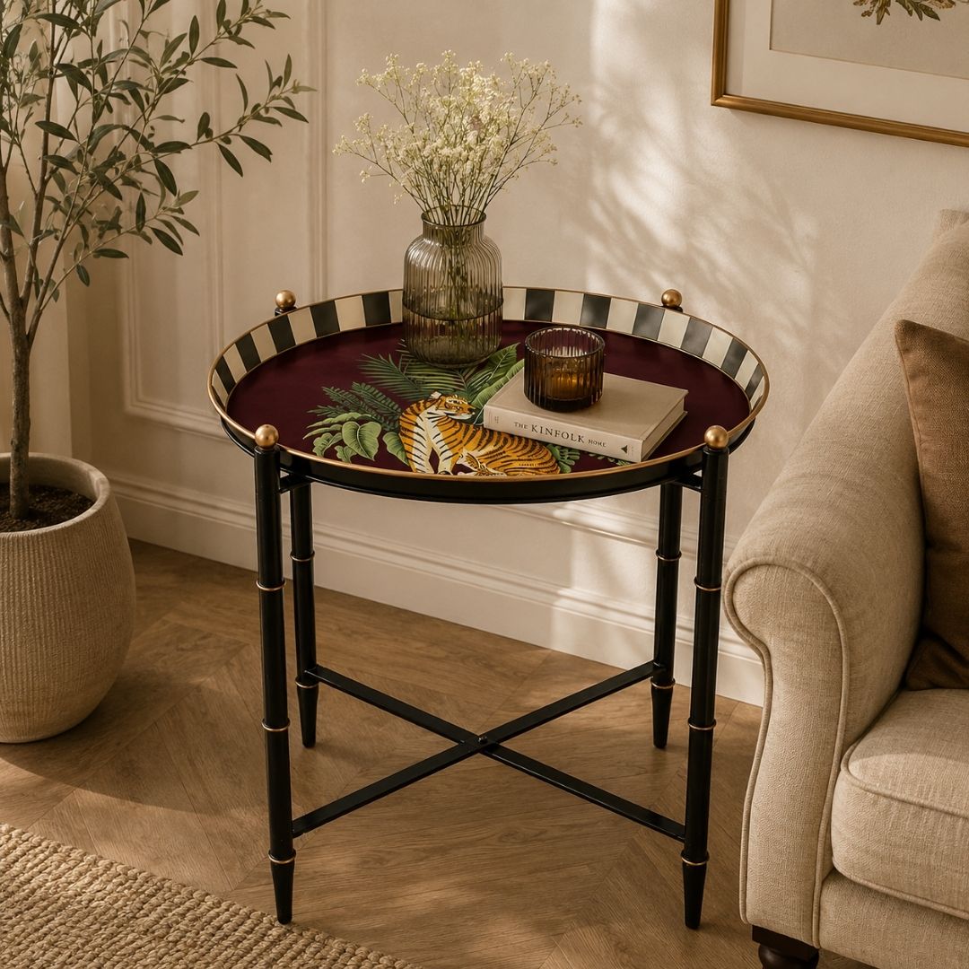 Wild Atlas Butler Table - Tiger