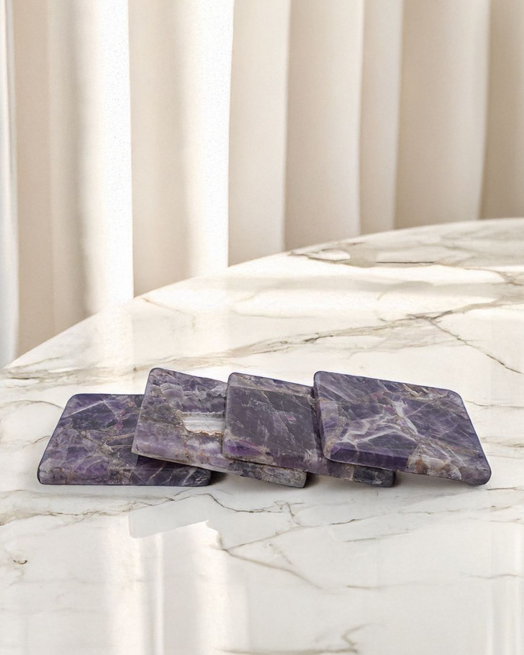 Amethyst Slice Coaster – Sold Individually