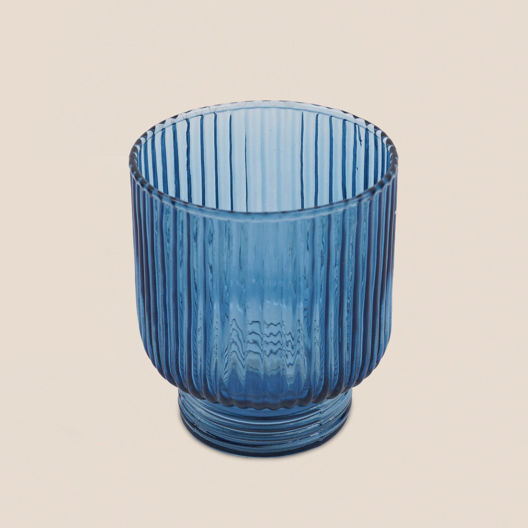 Azure Bloom Votive  (Set of 2)
