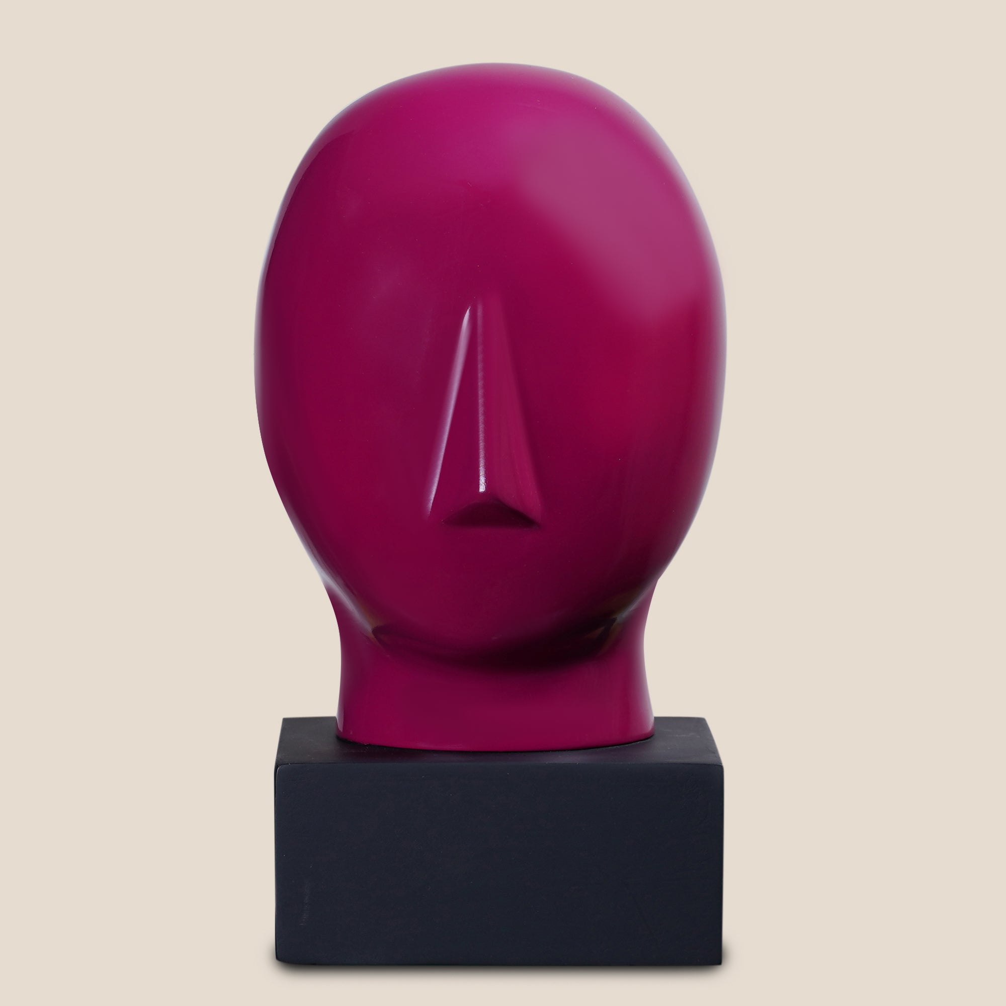 Minimalist Muse Sculpture - Wine