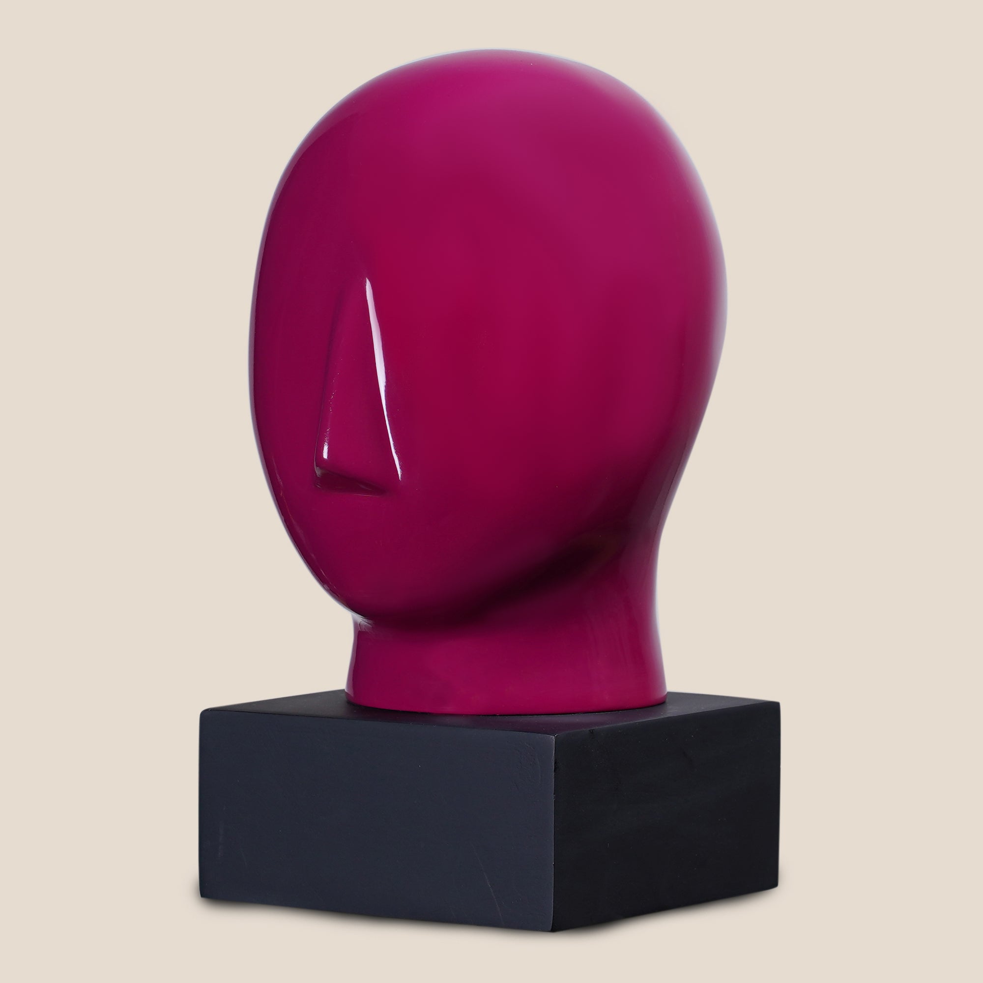 Minimalist Muse Sculpture - Wine