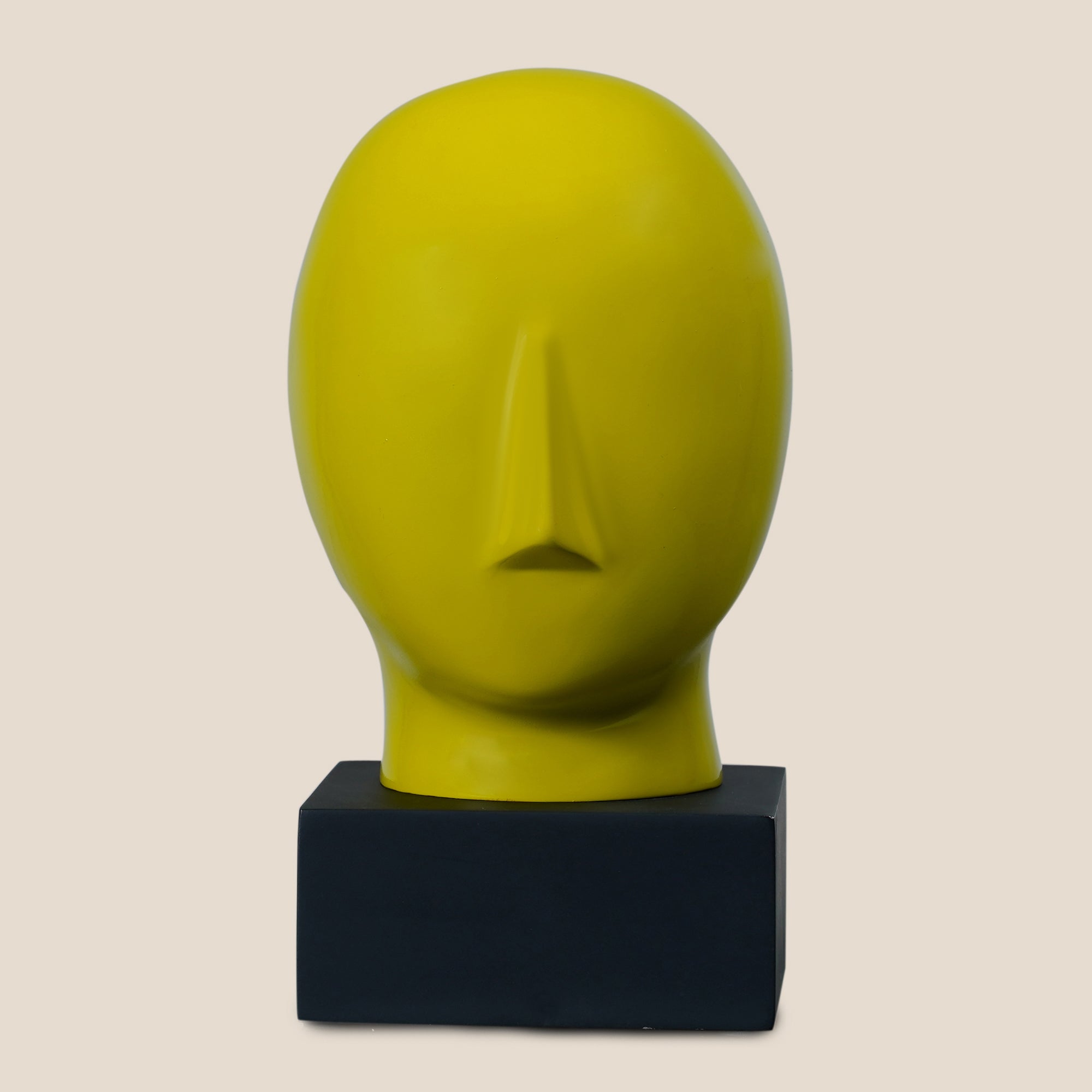 Minimalist Muse Sculpture - Neon