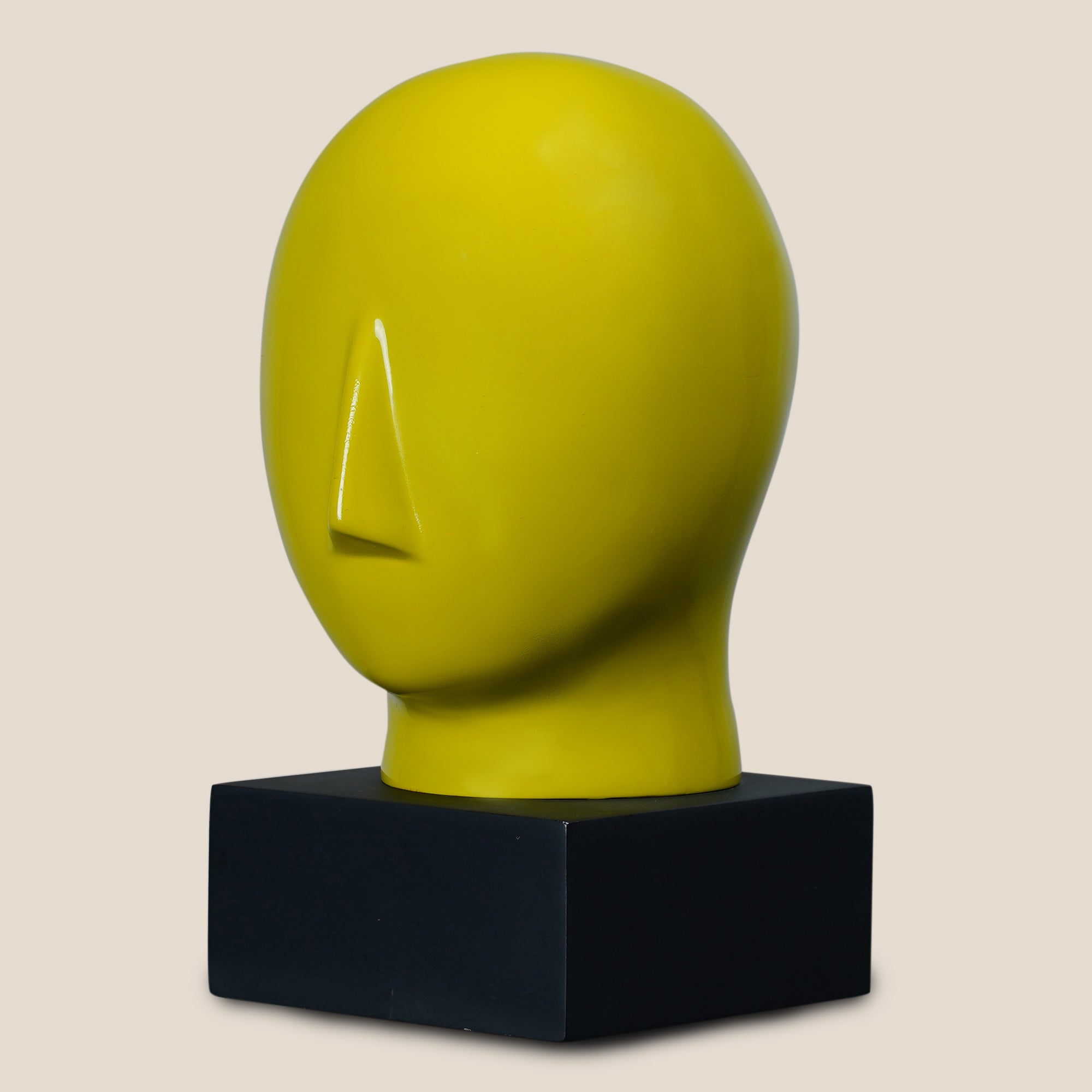 Minimalist Muse Sculpture - Neon