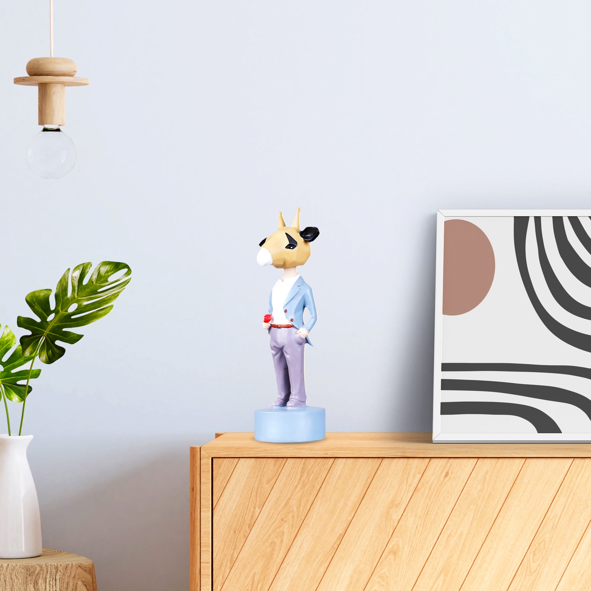 Dapper Giraffe Gentleman Figurine