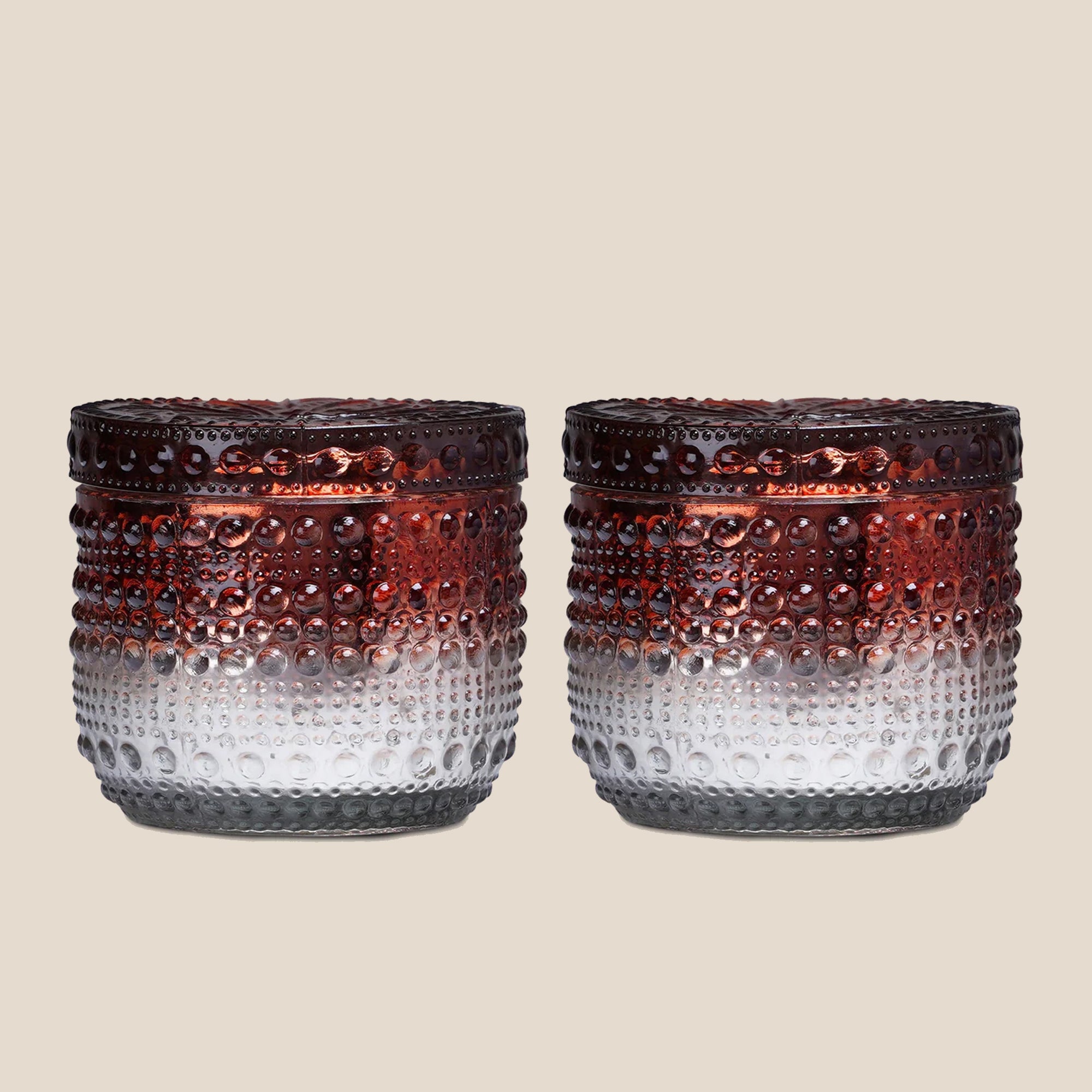 Dimpled Glow Rust Mist (Set of 2)