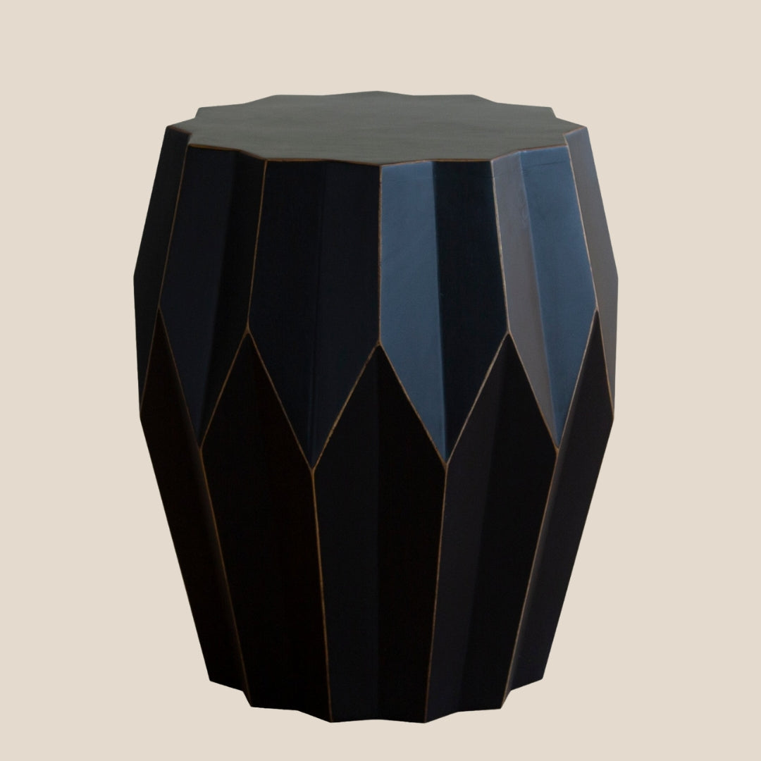 Nia Noir Facet Table