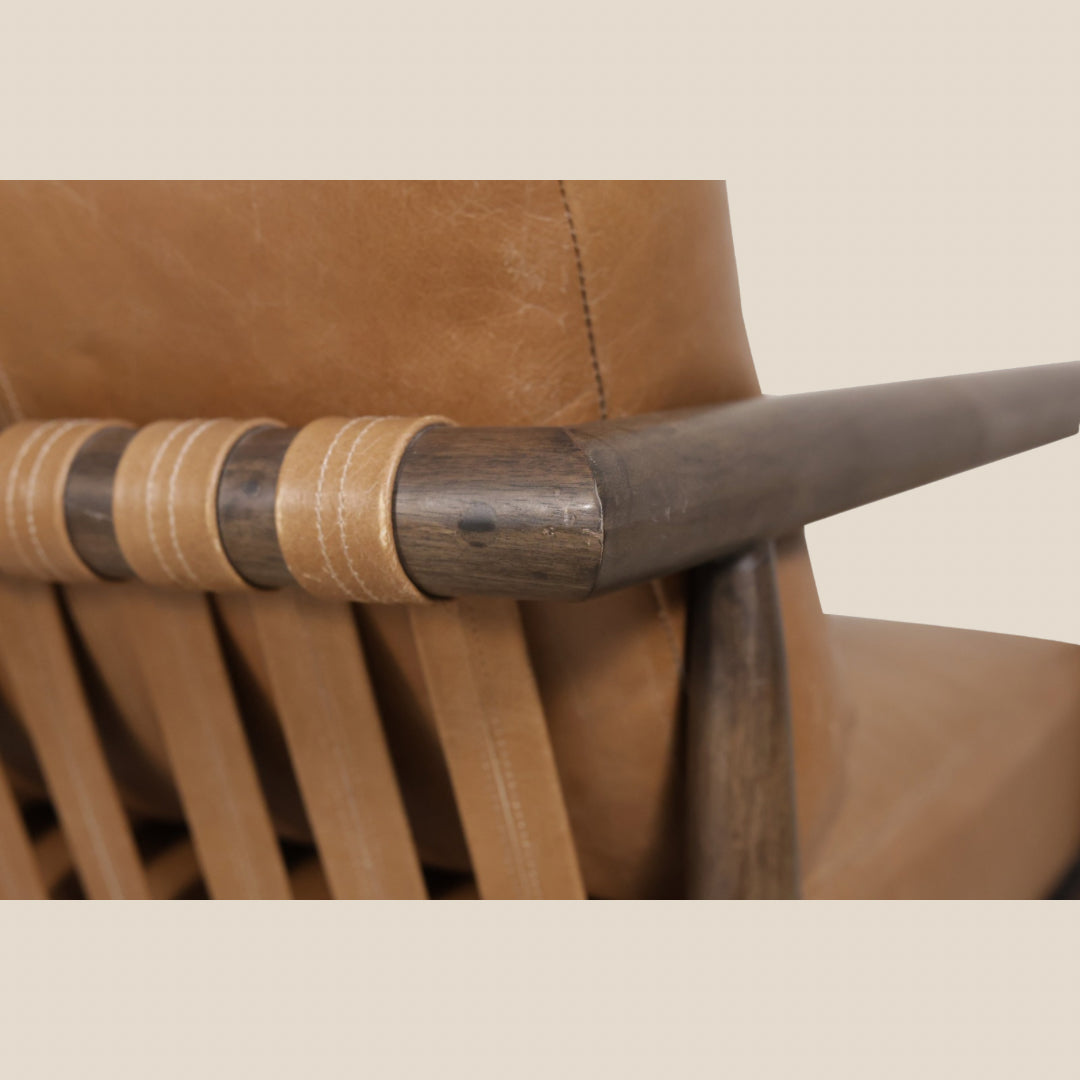 Solace Leather Lounge Chair