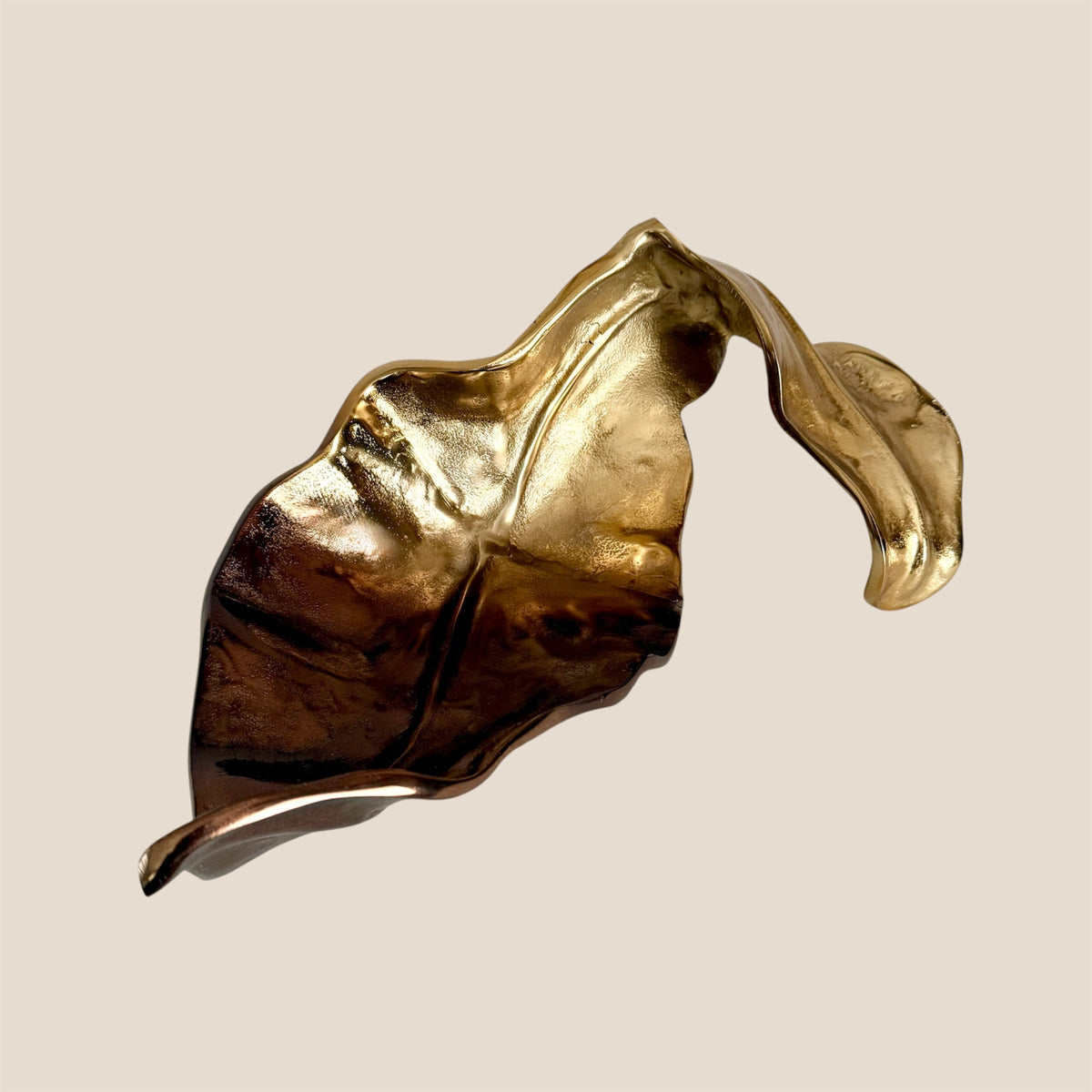 Gilded Cascade Sculpture