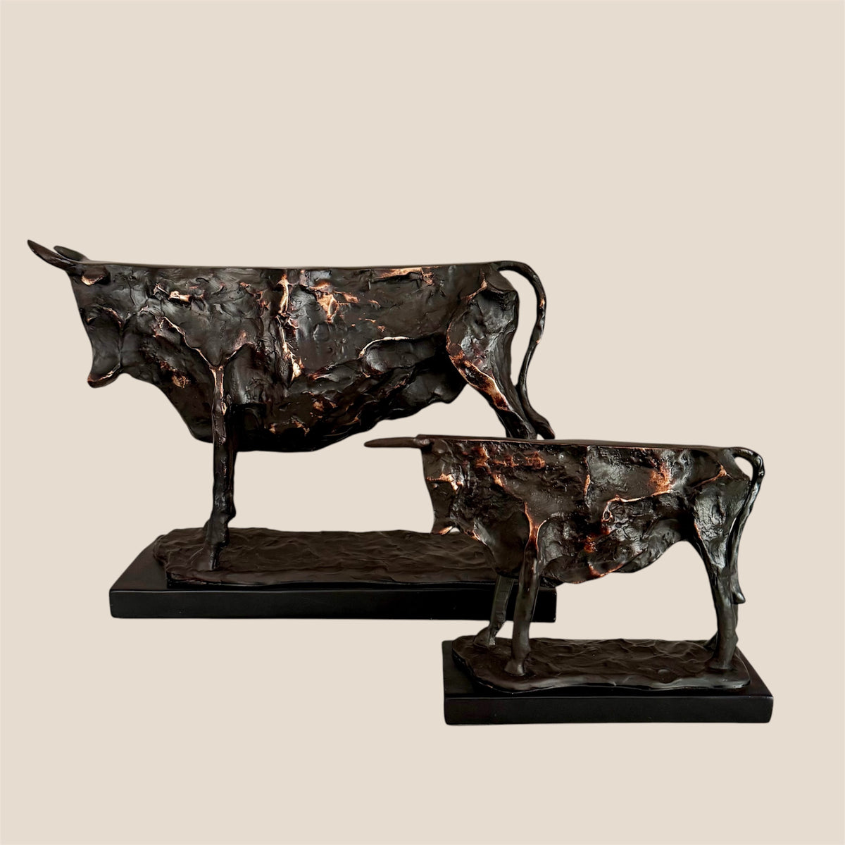 The Bronze Herd Sculpture Set