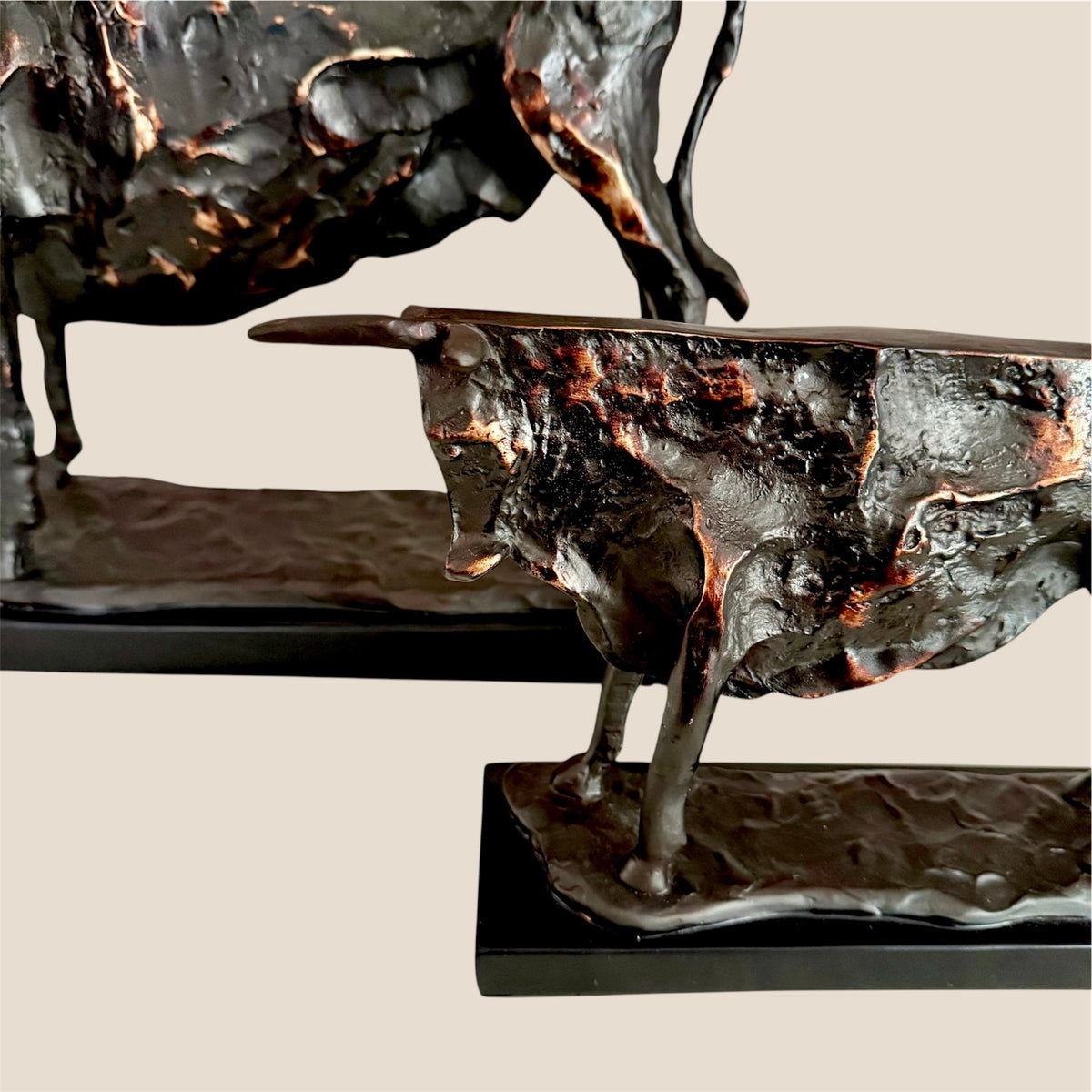 The Bronze Herd Sculpture Set