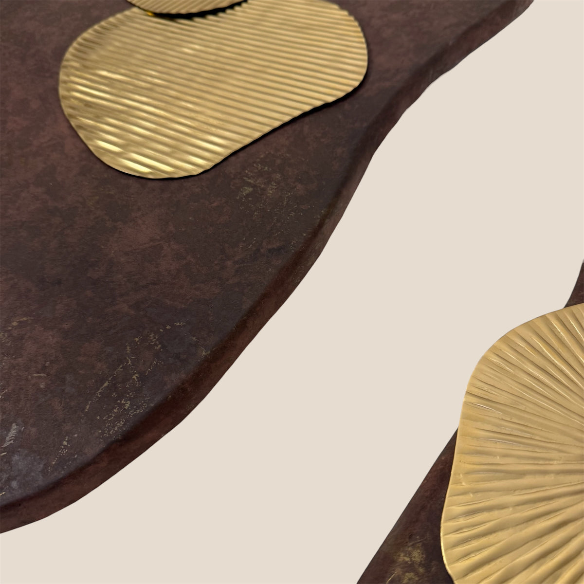 Brown Patina Eclipse Wall Decor Pair