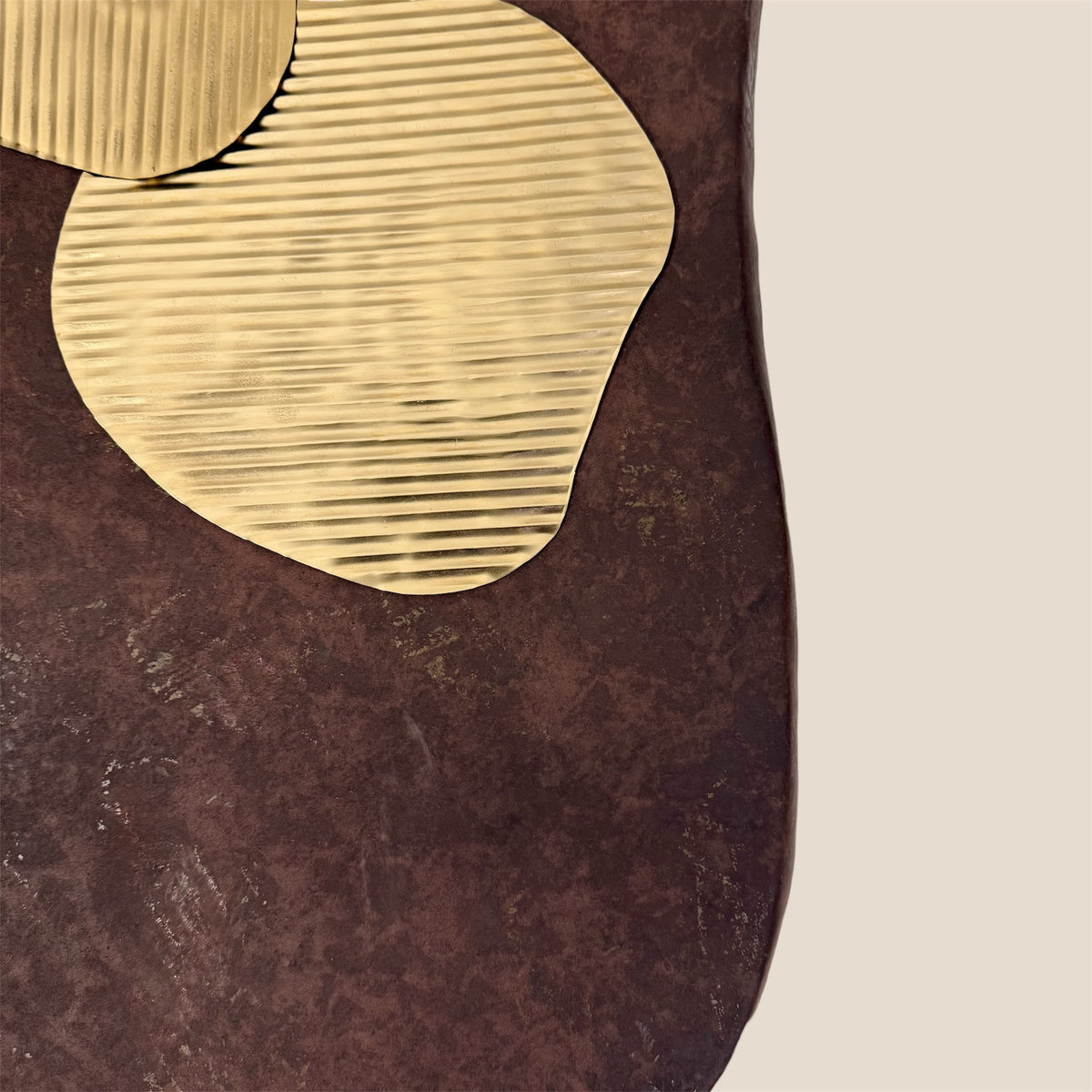 Brown Patina Eclipse Wall Decor Pair
