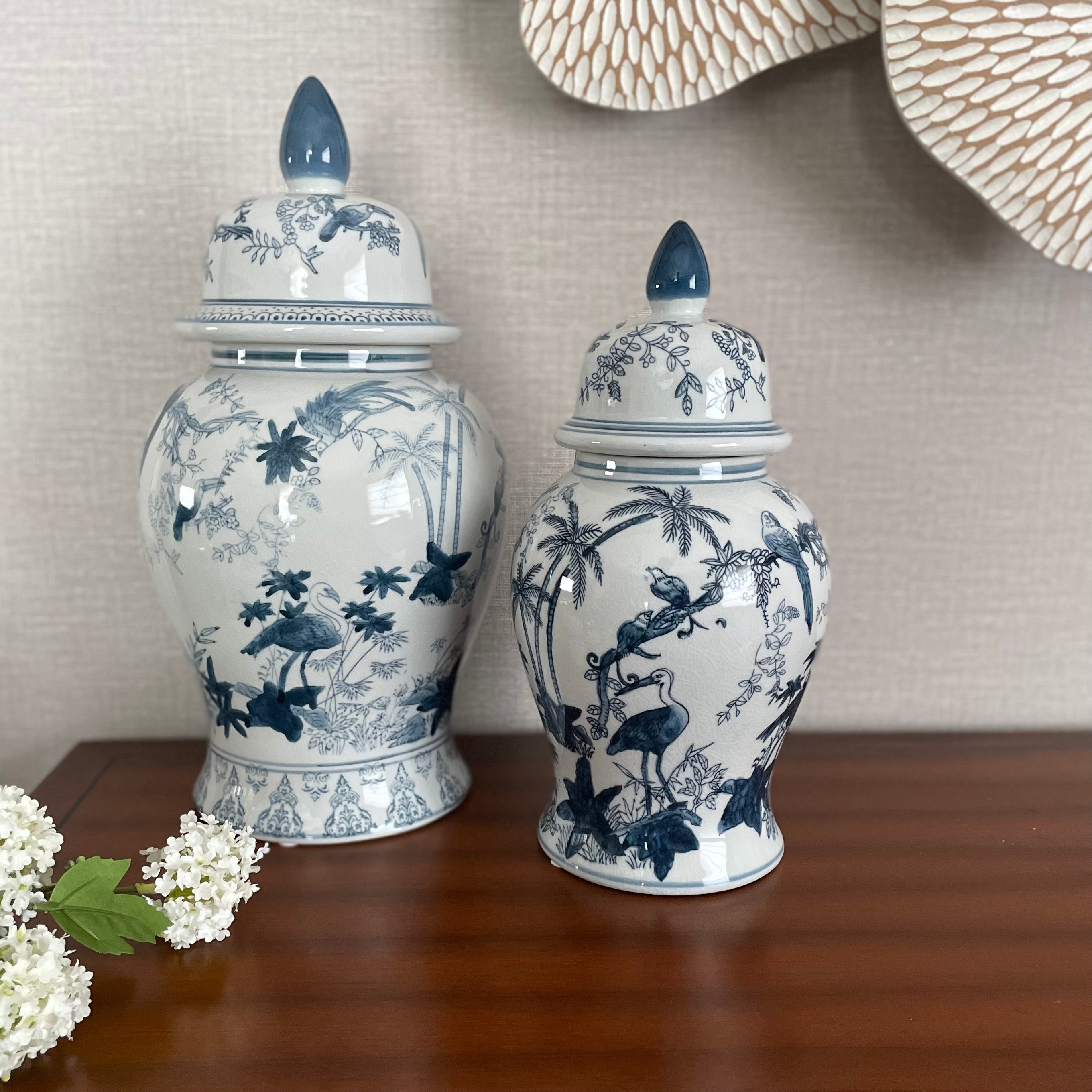 Porcelain Ginger Jars (Only for Delhi NCR)