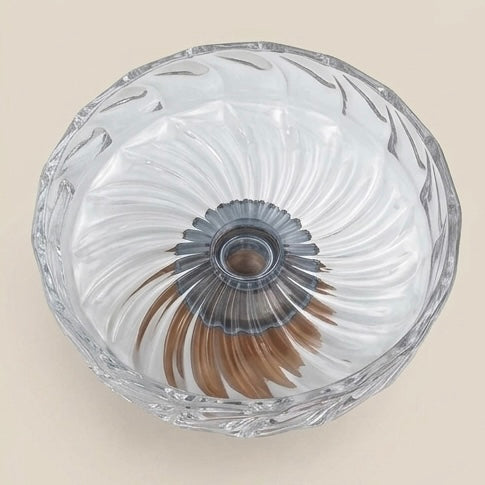 Amber Dusk Pedestial Bowl
