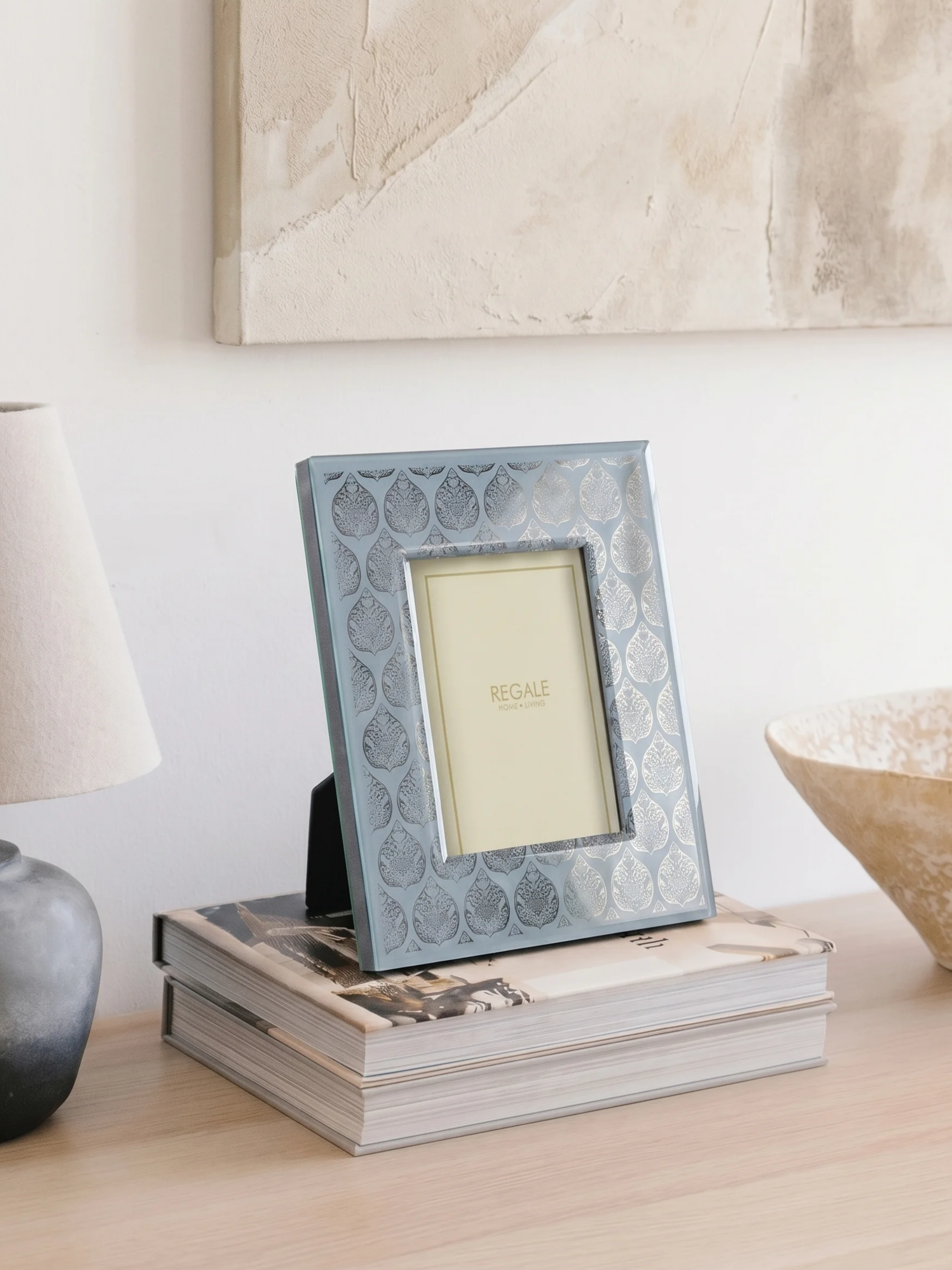 Grey Shadow Glass Frame