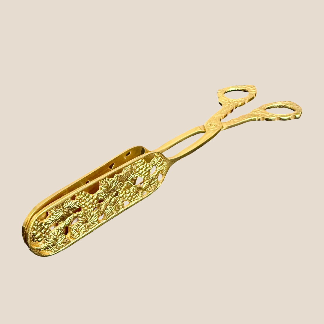 Vintage Gold Leaf Tongs