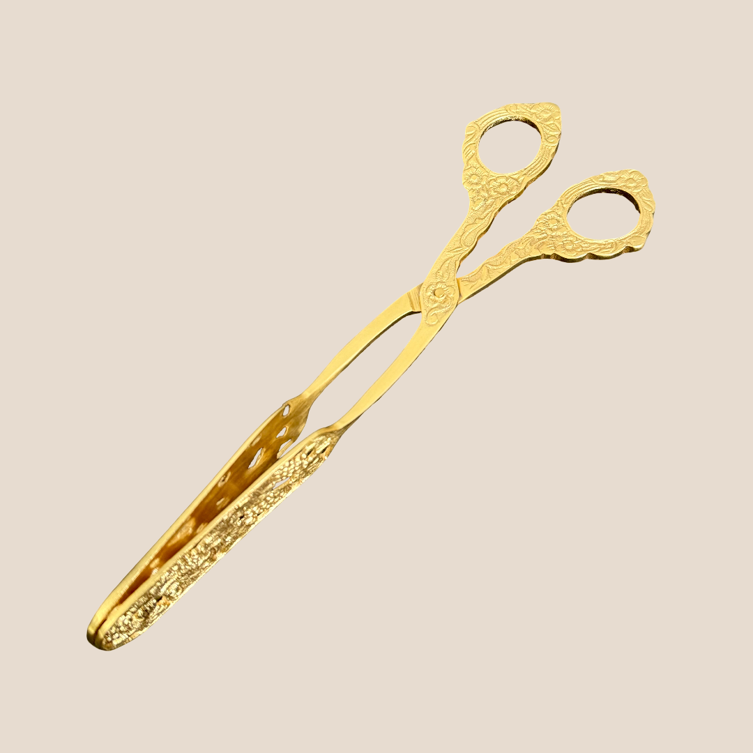 Vintage Gold Leaf Tongs
