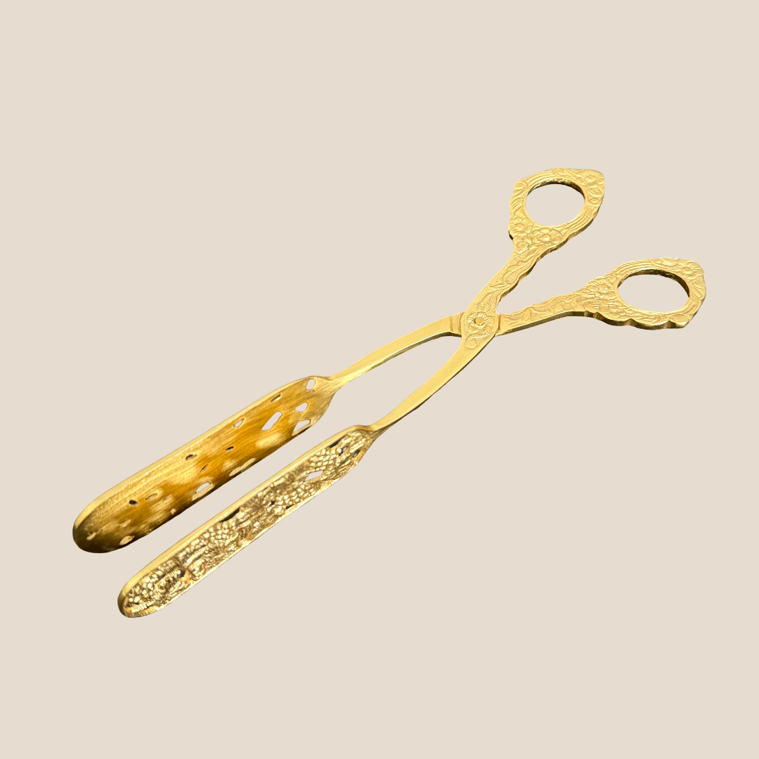 Vintage Gold Leaf Tongs