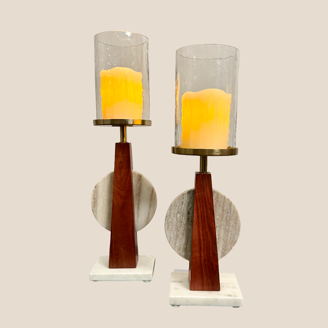 Orbica Candle Stand - Set of 2