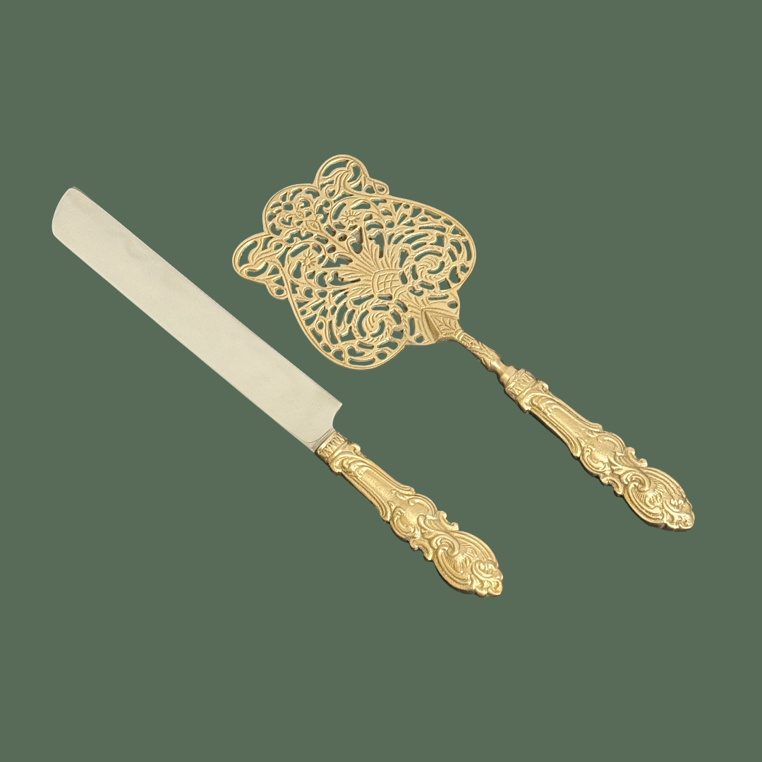 Heritage Cake Set - Brass