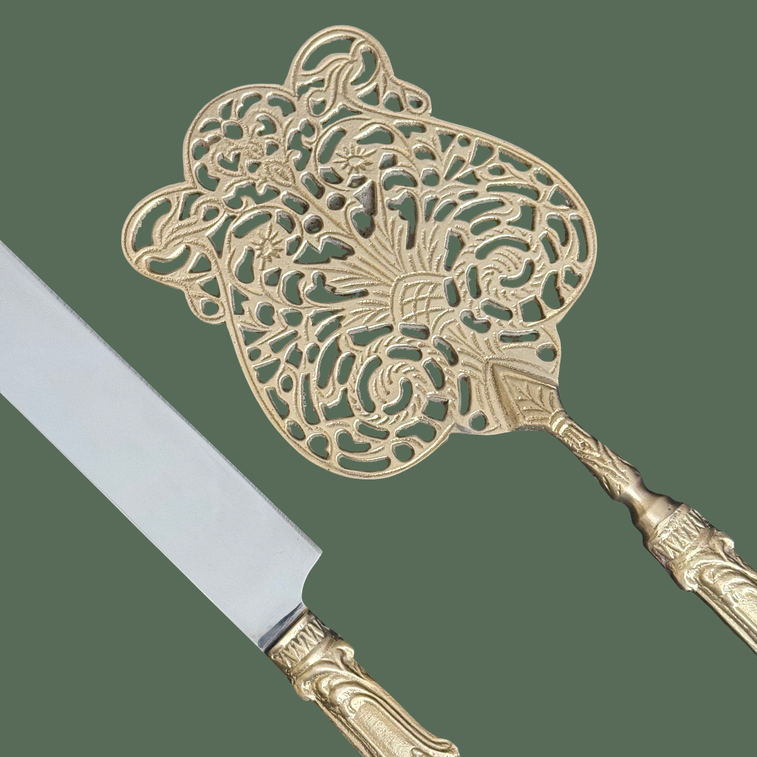 Heritage Cake Set - Brass