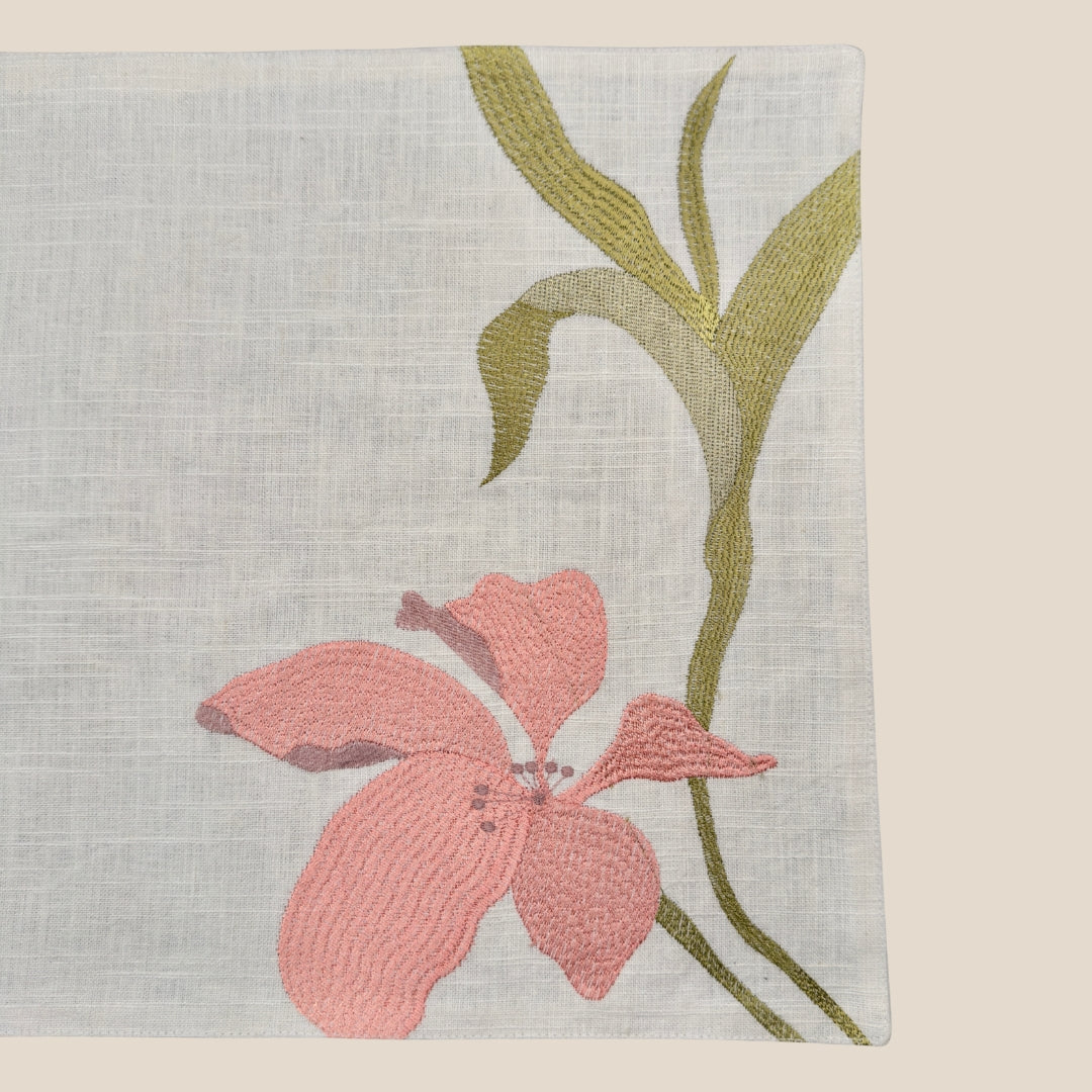 The Orchid Table Mats  - Blush (Set of 6 )