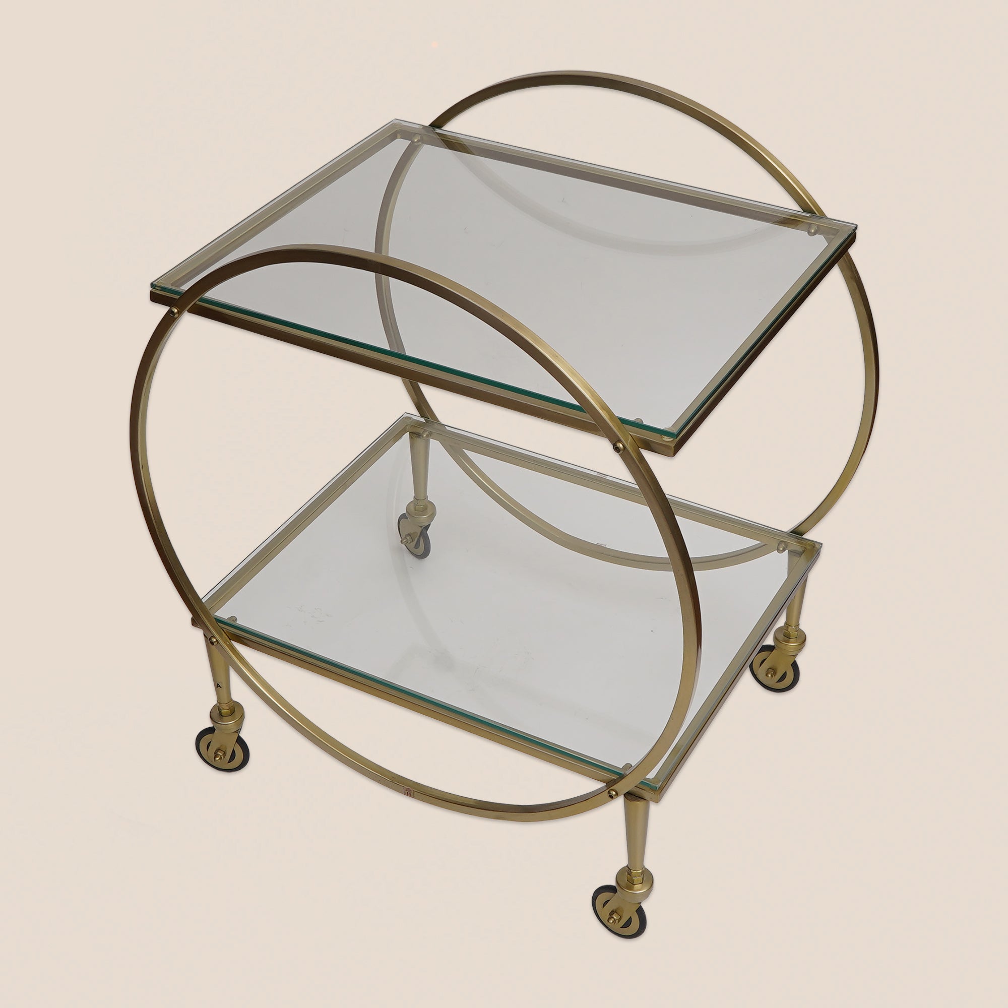 Orbit Glass Bar Trolley