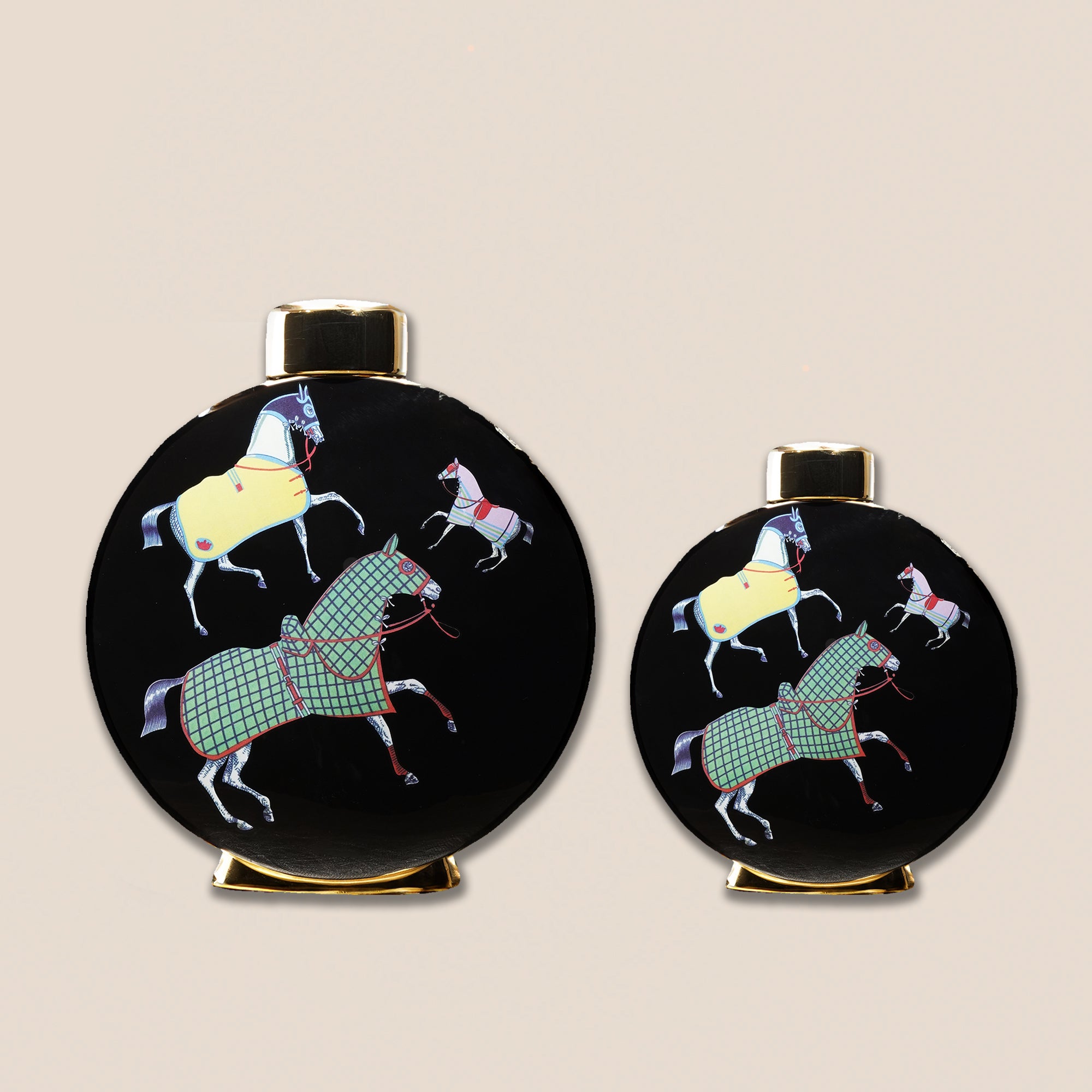 Regal Riders Decorative Jars