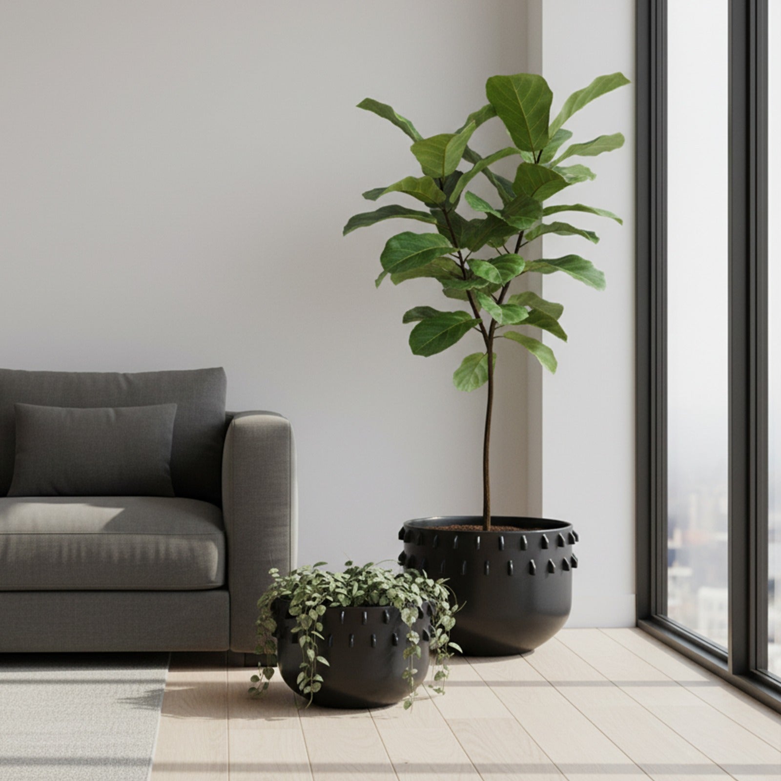 The Spiked Terra Black Planter