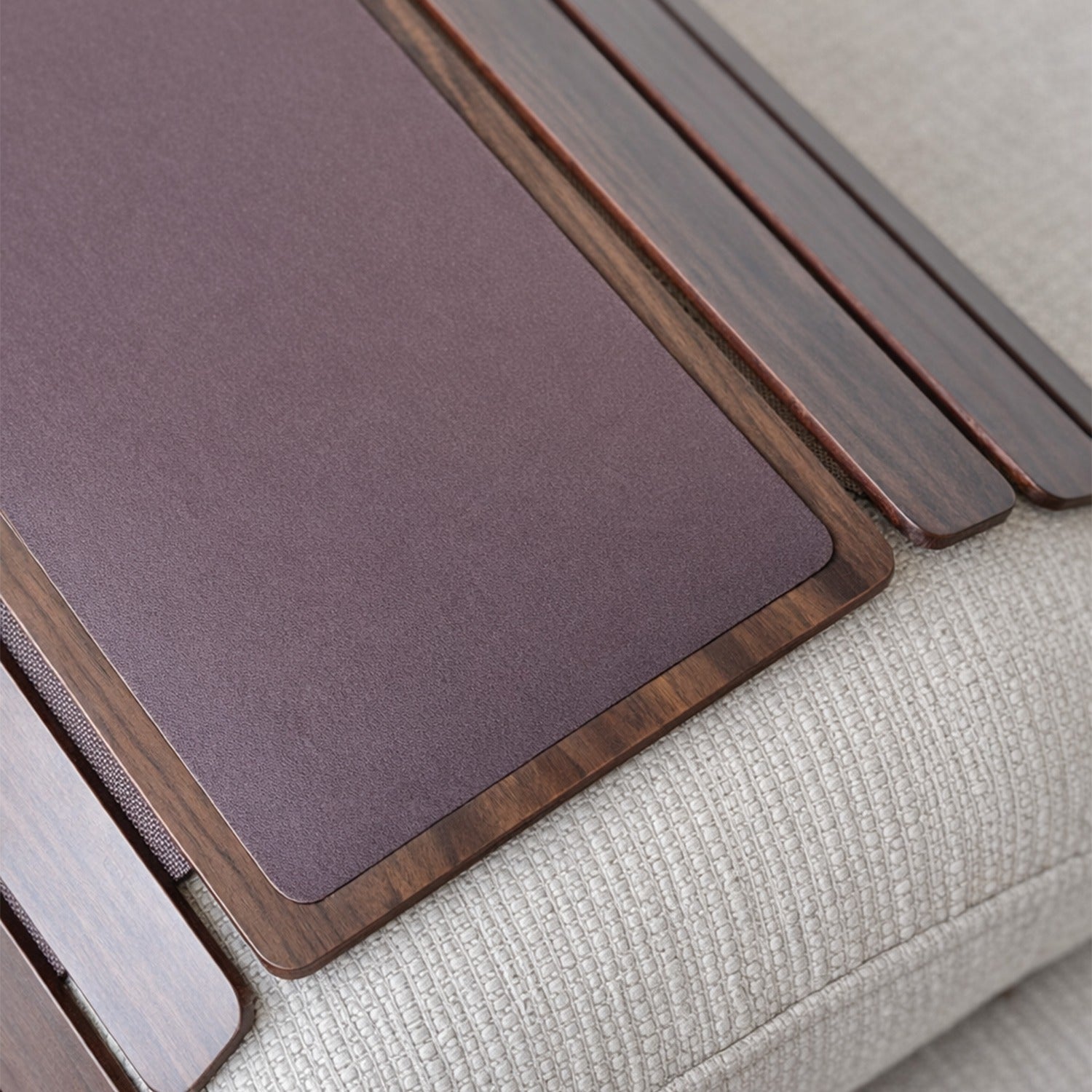Sofa Arm Rest - Walnut