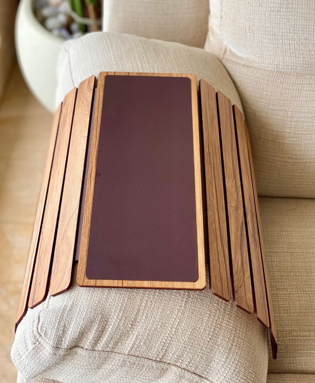 Sofa Arm Rest - Bleached