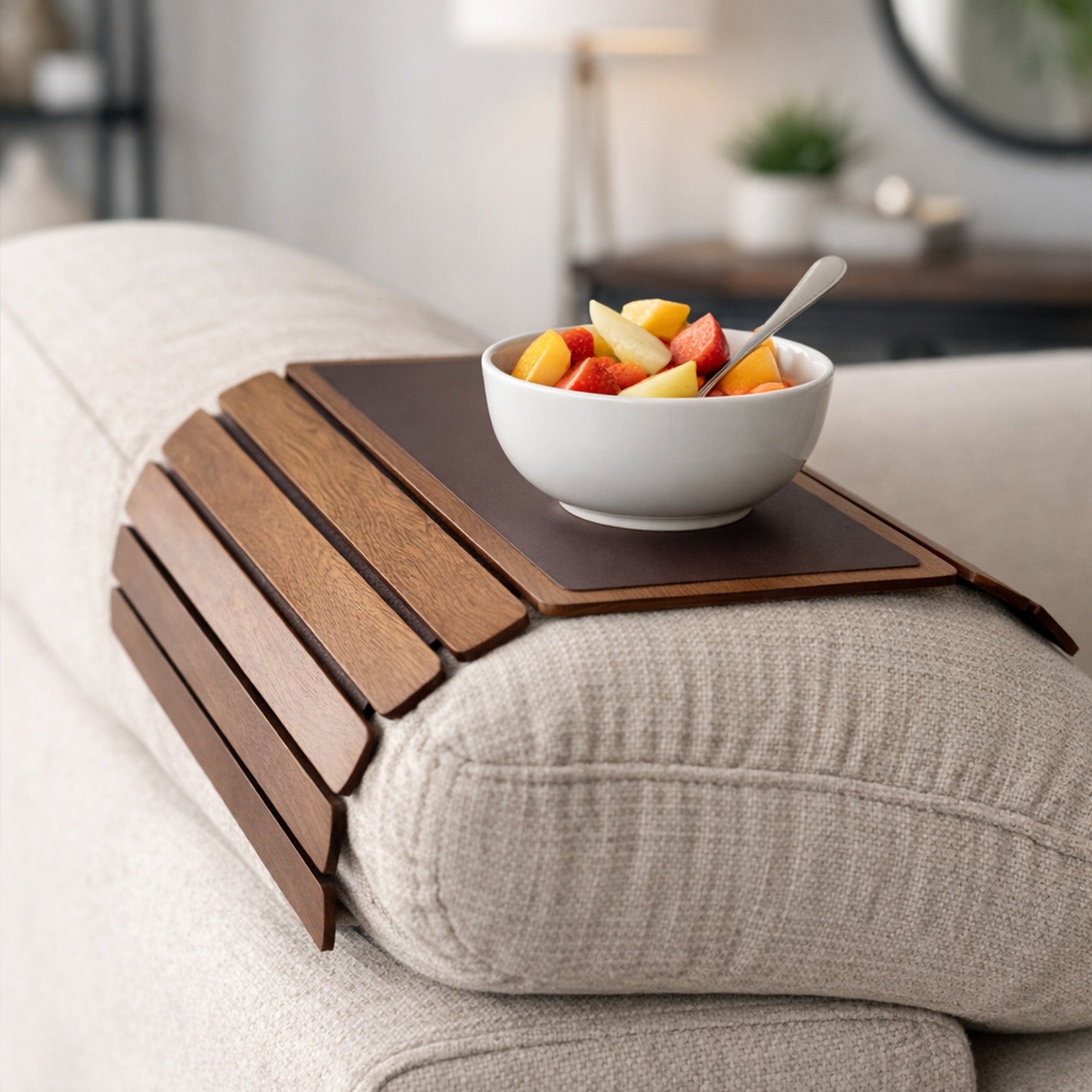 Sofa Arm Rest - Bleached