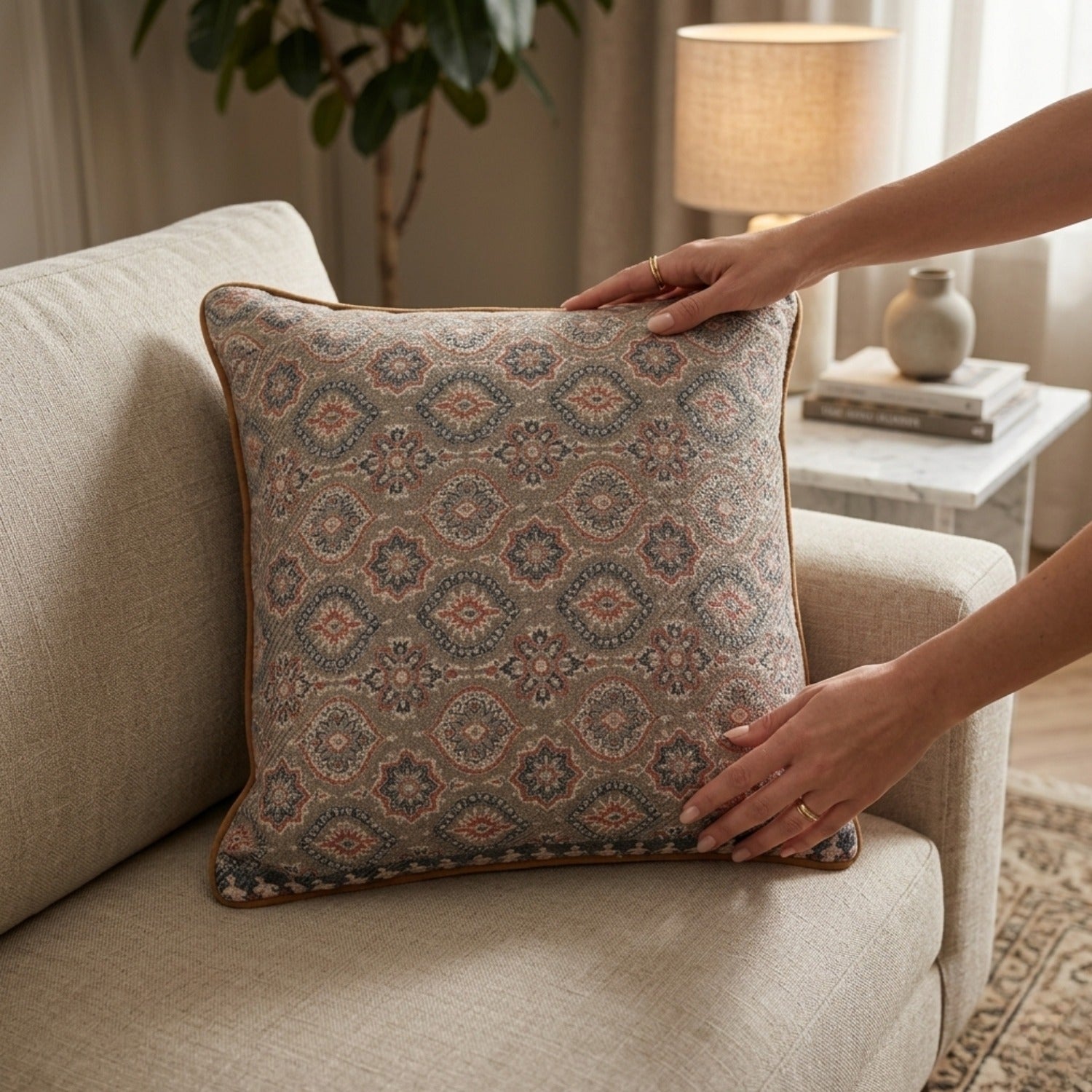 Mughal Medley Cushion Cover
