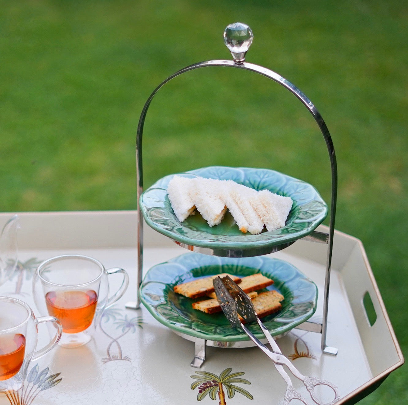 Two-Tier Host Stand without plates