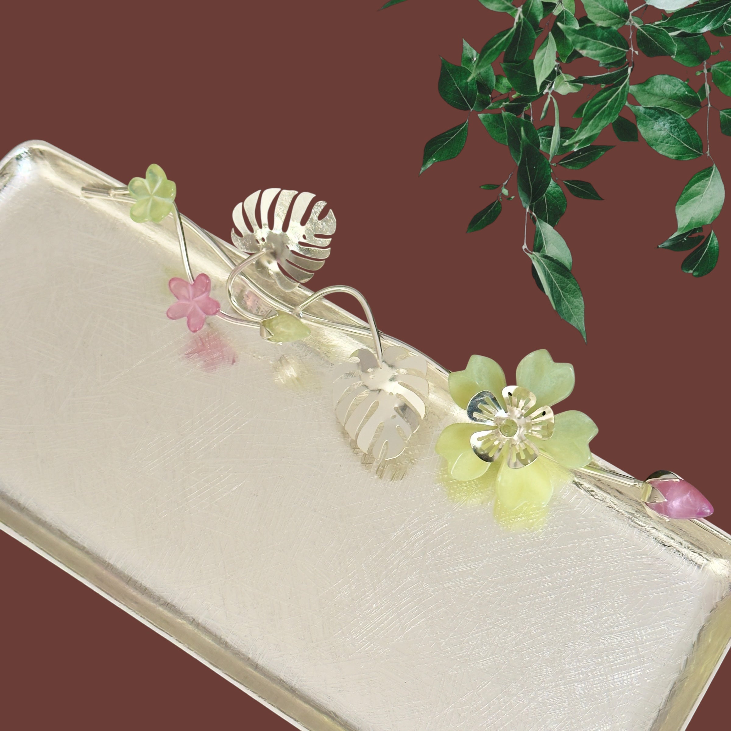 Blooming Grace Rectangle Platter