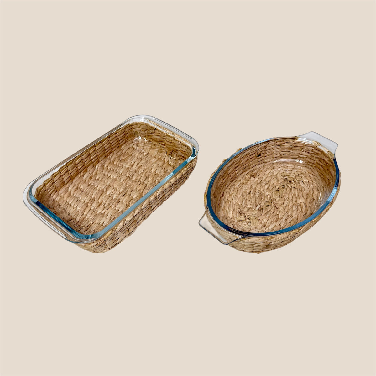 Cane & Glass borosilicate Dish Rectangle - Small